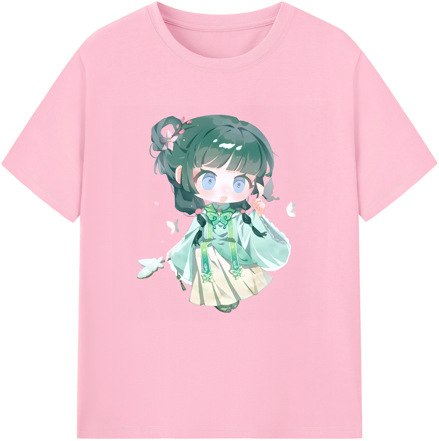 （画像用） 薬屋のひとりごと The Apothecary Diaries 綿100％半袖Tシャツ（フロントプリント）