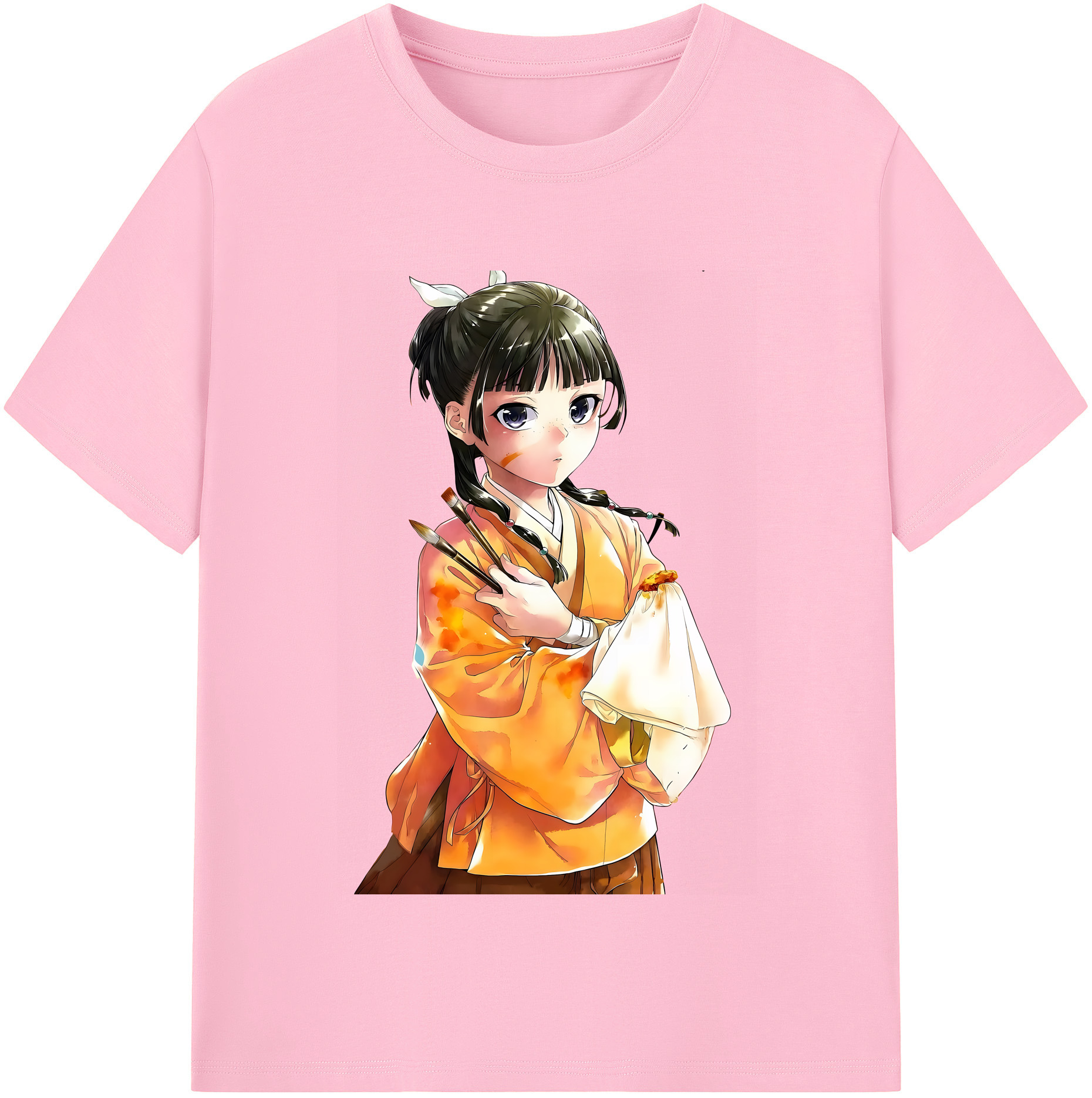 （画像用） 薬屋のひとりごと The Apothecary Diaries 綿100％半袖Tシャツ（フロントプリント）