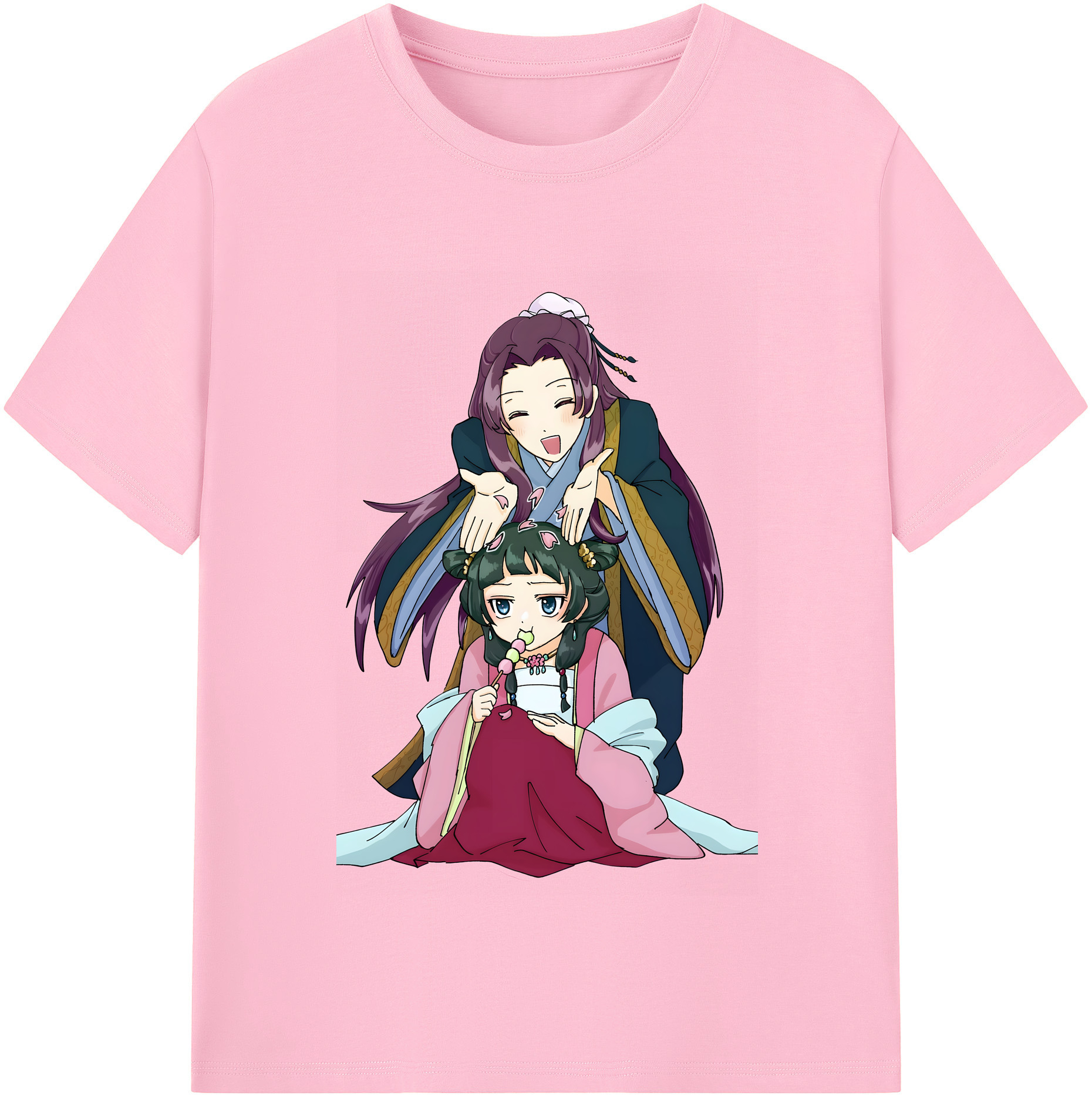 （画像用） 薬屋のひとりごと The Apothecary Diaries 綿100％半袖Tシャツ（フロントプリント）