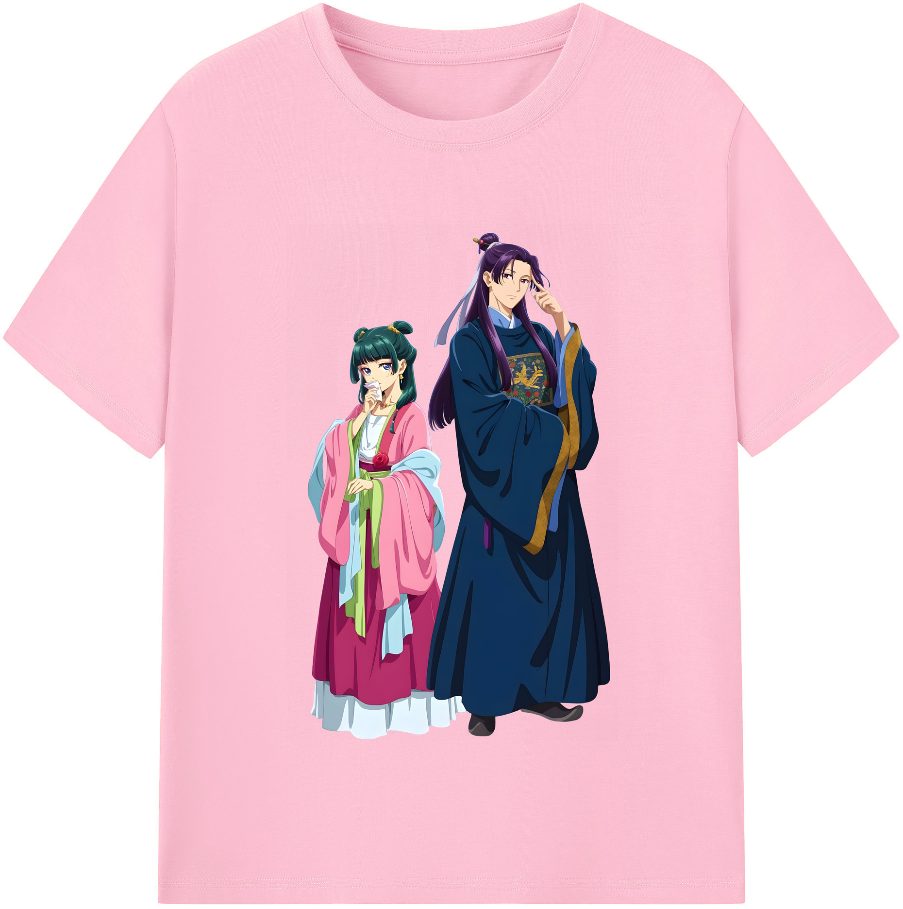 （画像用） 薬屋のひとりごと The Apothecary Diaries 綿100％半袖Tシャツ（フロントプリント）
