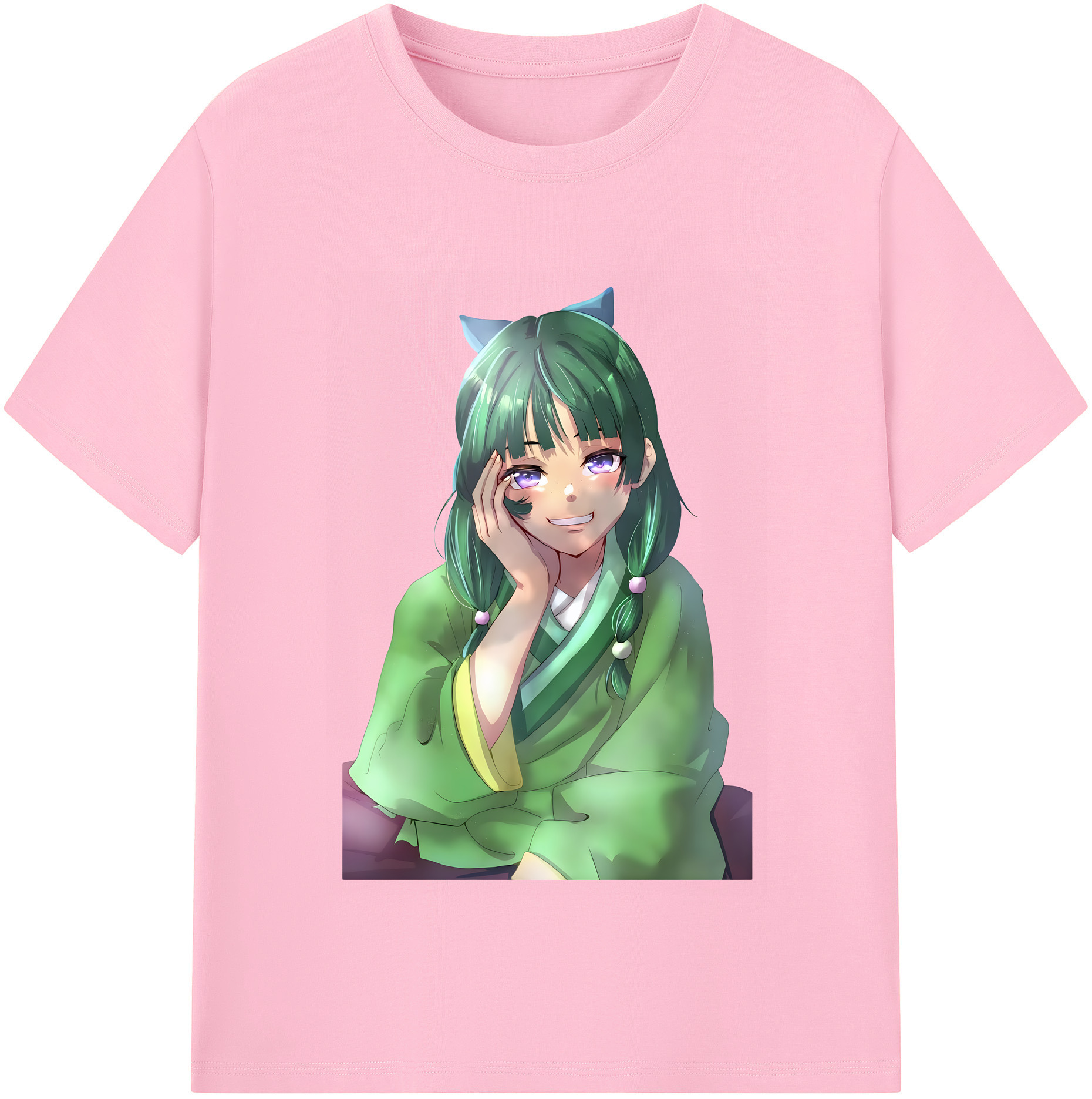 （画像用） 薬屋のひとりごと The Apothecary Diaries 綿100％半袖Tシャツ（フロントプリント）