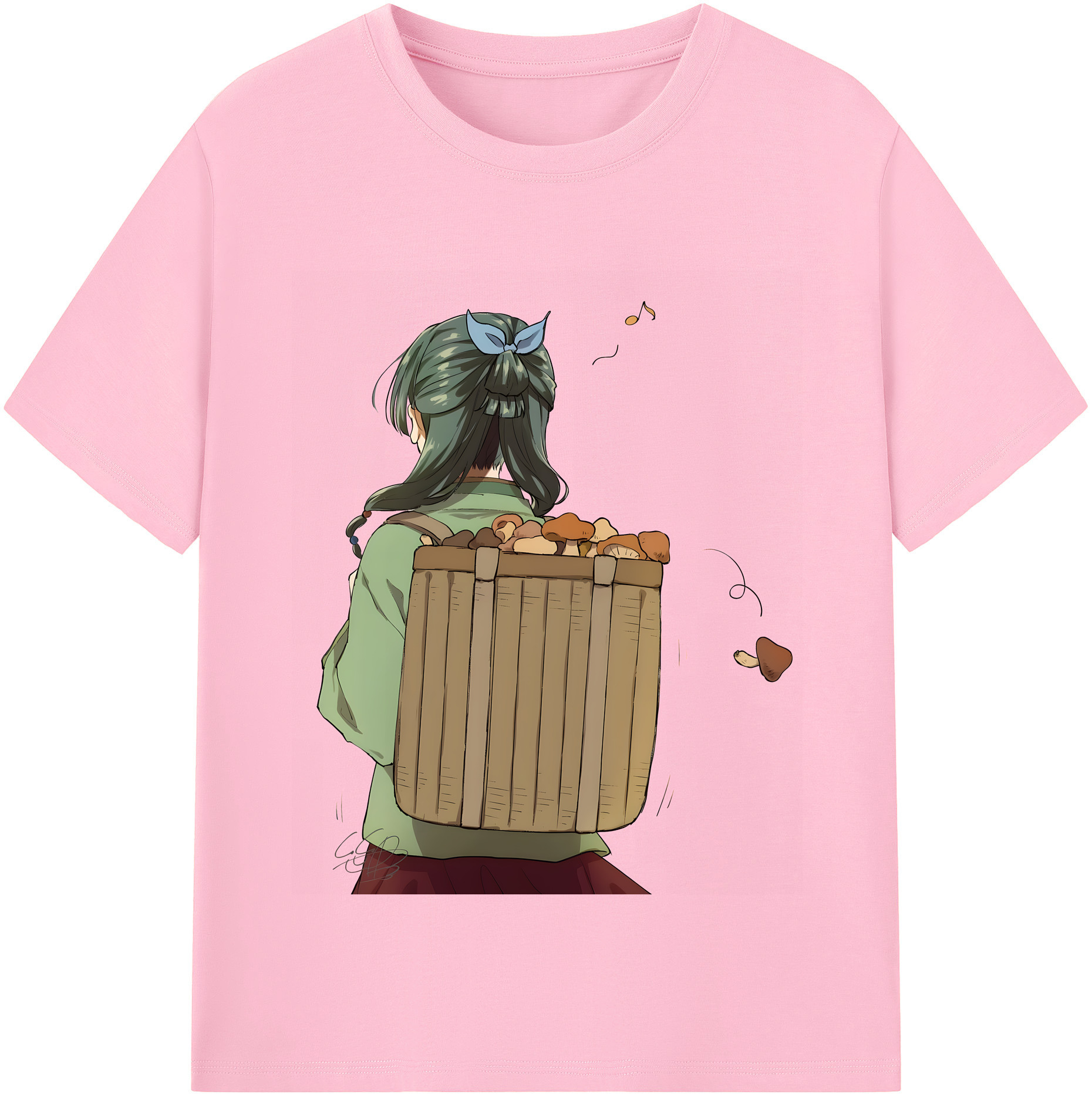 （画像用） 薬屋のひとりごと The Apothecary Diaries 綿100％半袖Tシャツ（フロントプリント）