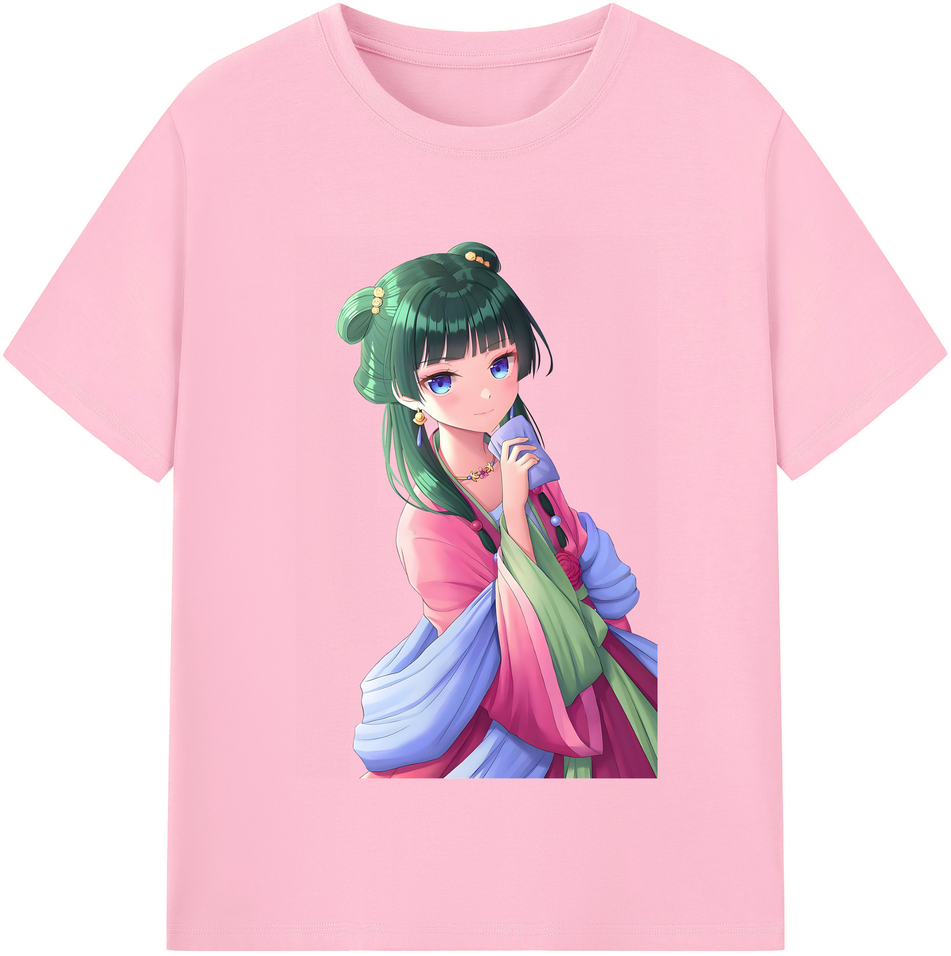 （画像用） 薬屋のひとりごと The Apothecary Diaries 綿100％半袖Tシャツ（フロントプリント）
