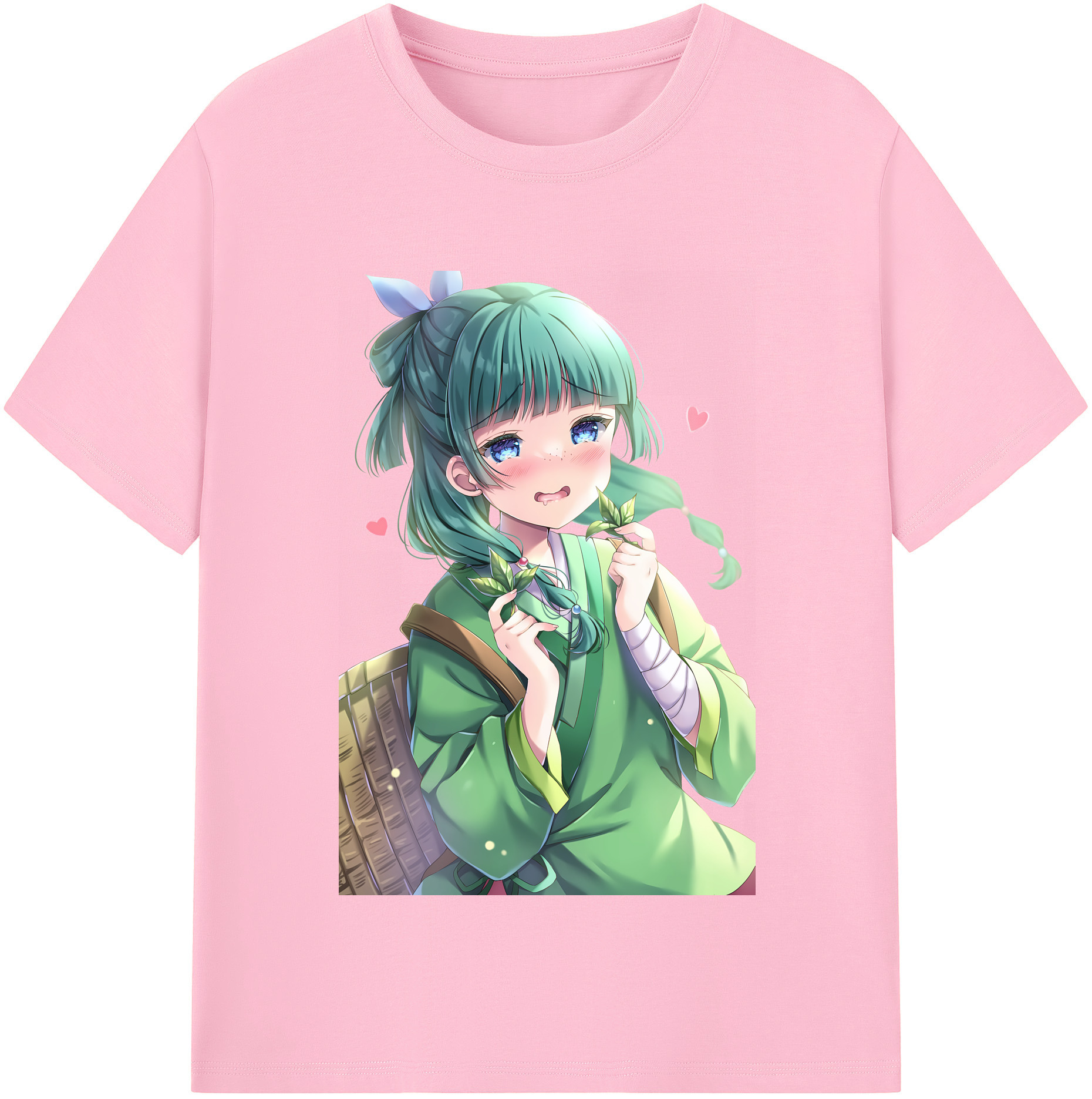 （画像用） 薬屋のひとりごと The Apothecary Diaries 綿100％半袖Tシャツ（フロントプリント）