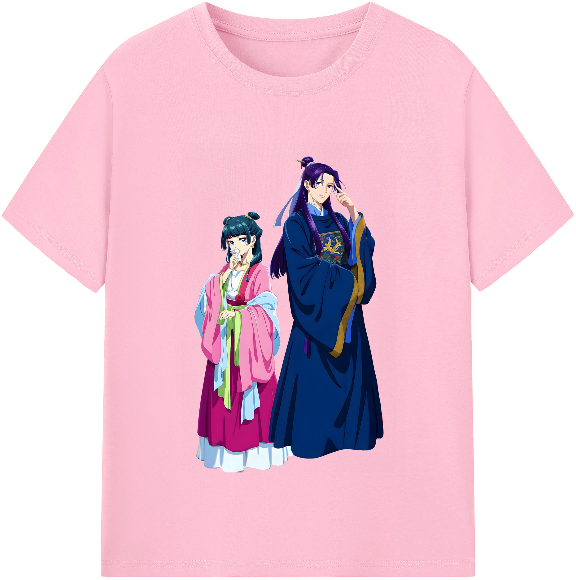 （画像用） 薬屋のひとりごと The Apothecary Diaries 綿100％半袖Tシャツ（フロントプリント）