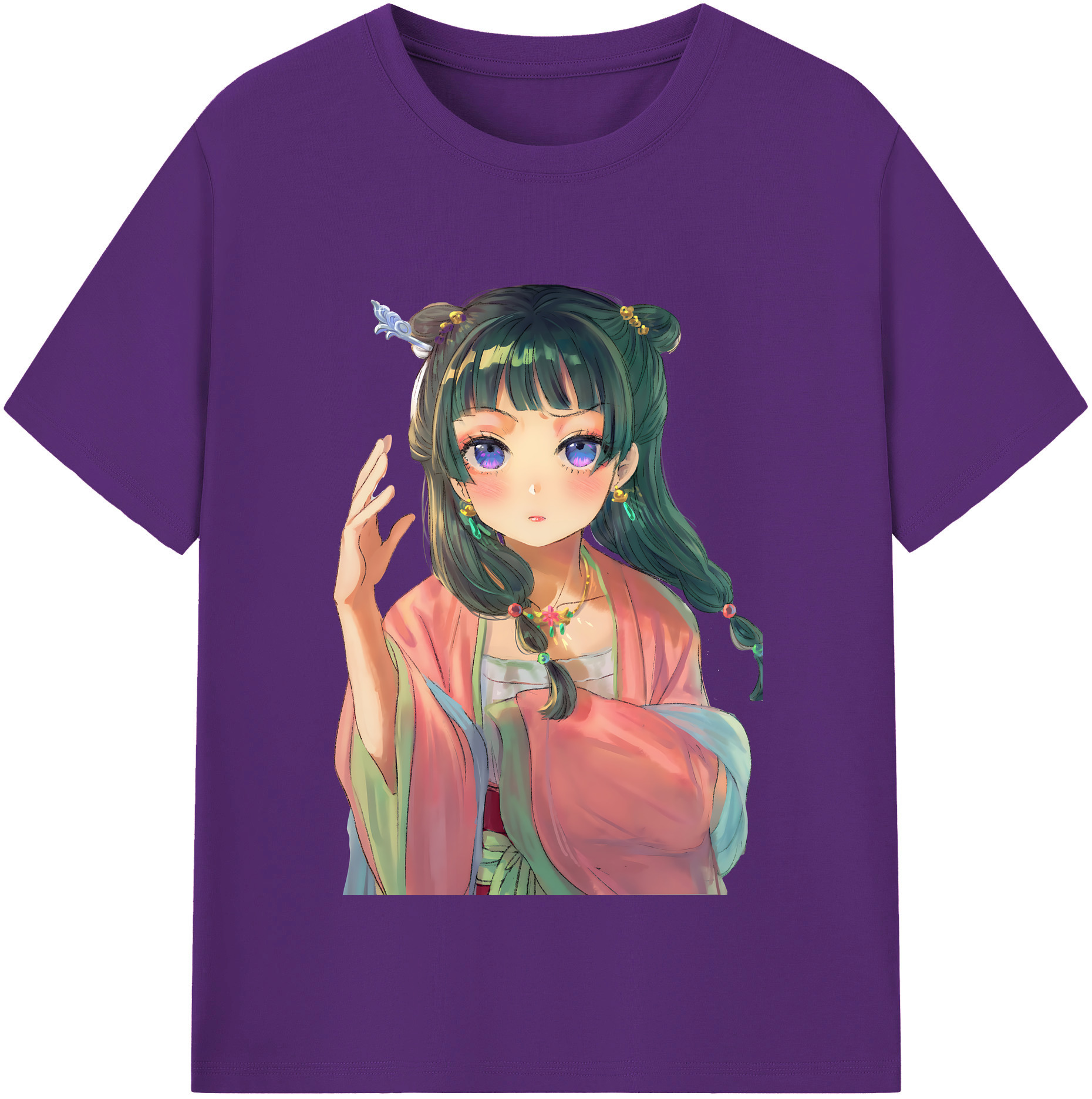 （画像用） 薬屋のひとりごと The Apothecary Diaries 綿100％半袖Tシャツ（フロントプリント）