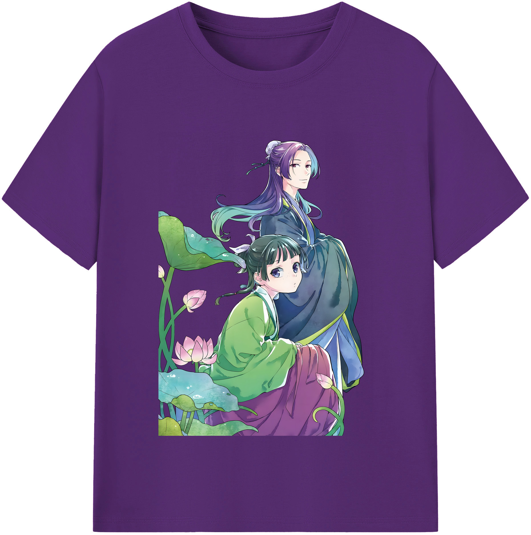 （画像用） 薬屋のひとりごと The Apothecary Diaries 綿100％半袖Tシャツ（フロントプリント）