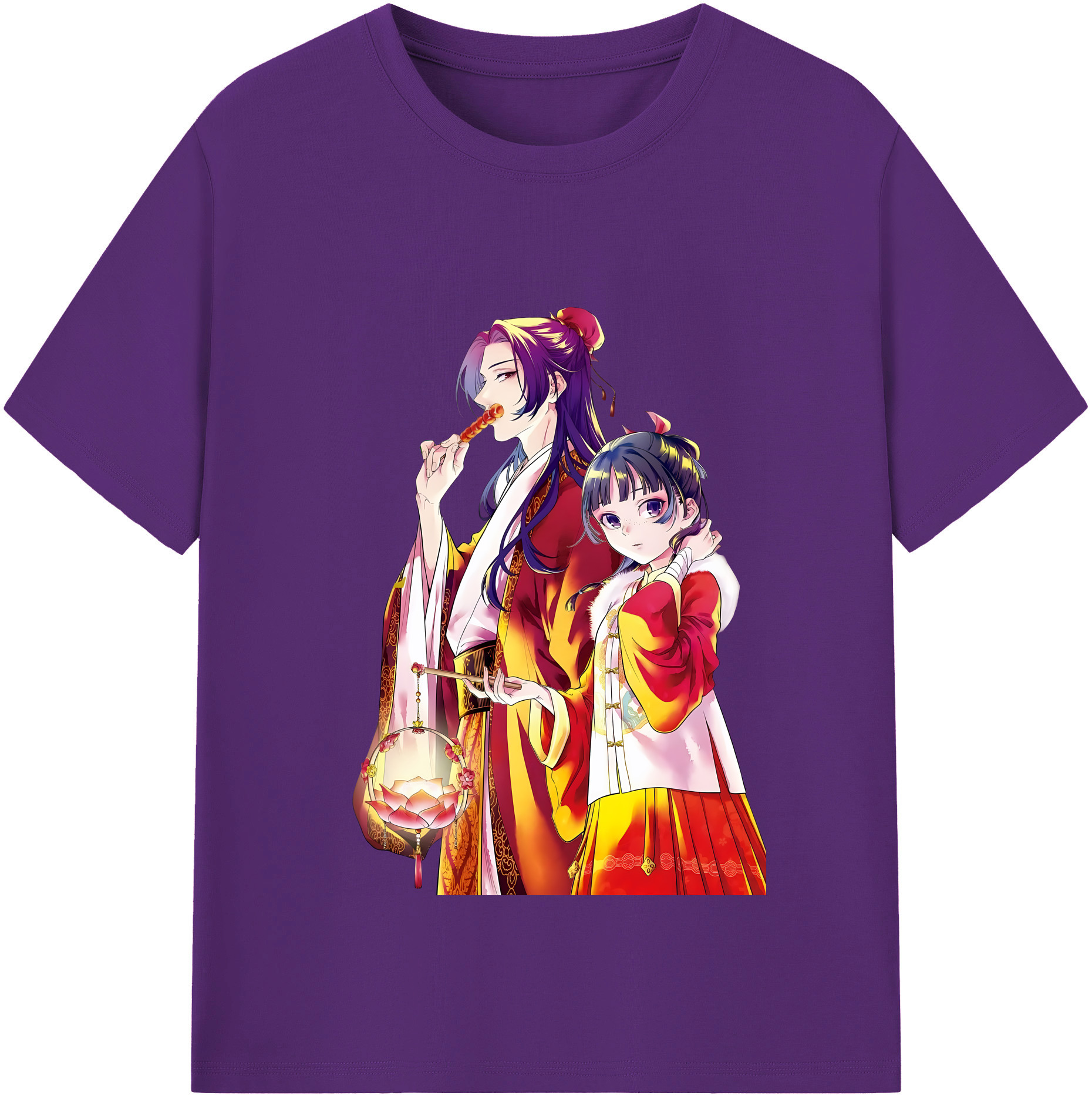 （画像用） 薬屋のひとりごと The Apothecary Diaries 綿100％半袖Tシャツ（フロントプリント）