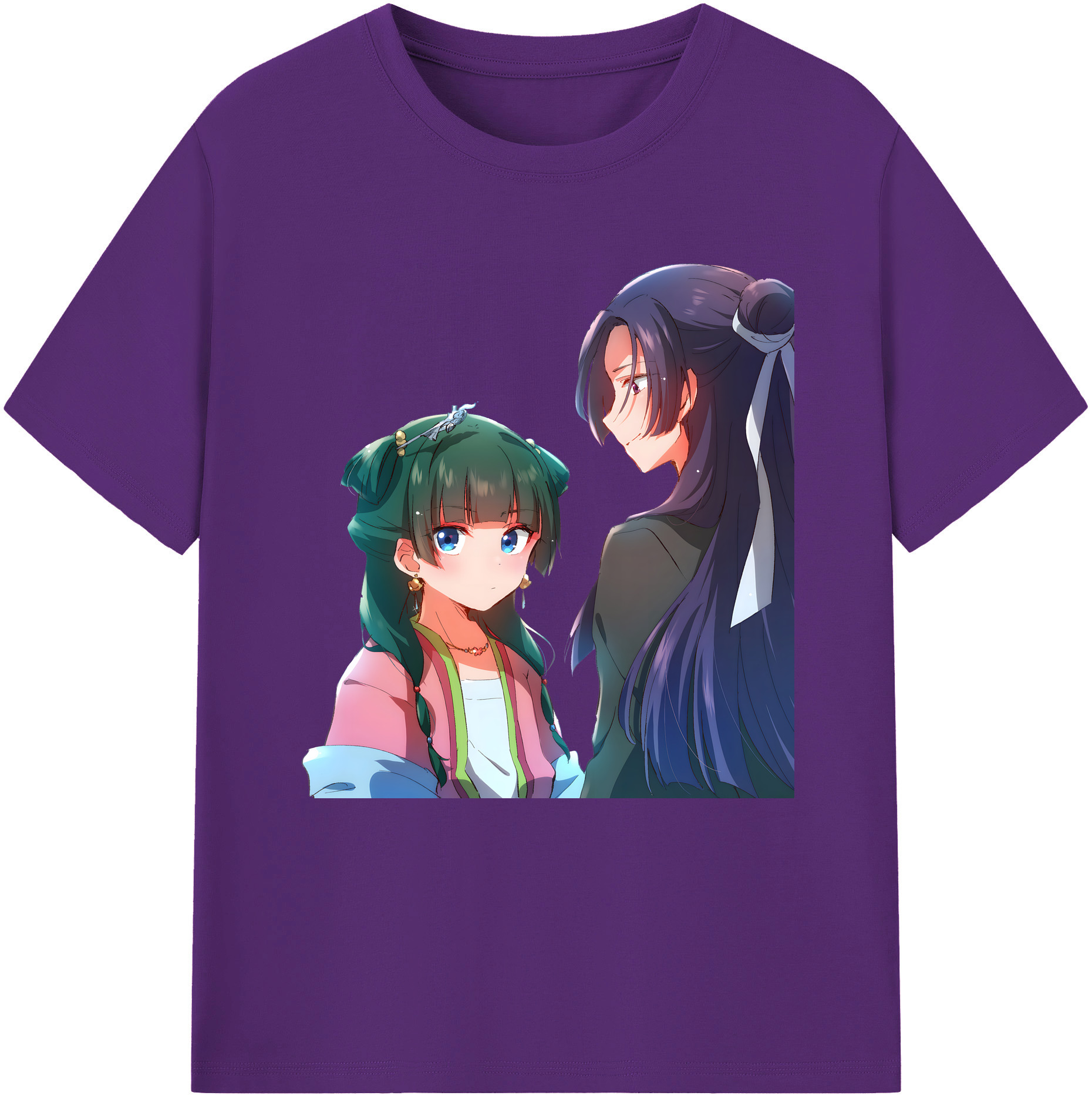 （画像用） 薬屋のひとりごと The Apothecary Diaries 綿100％半袖Tシャツ（フロントプリント）