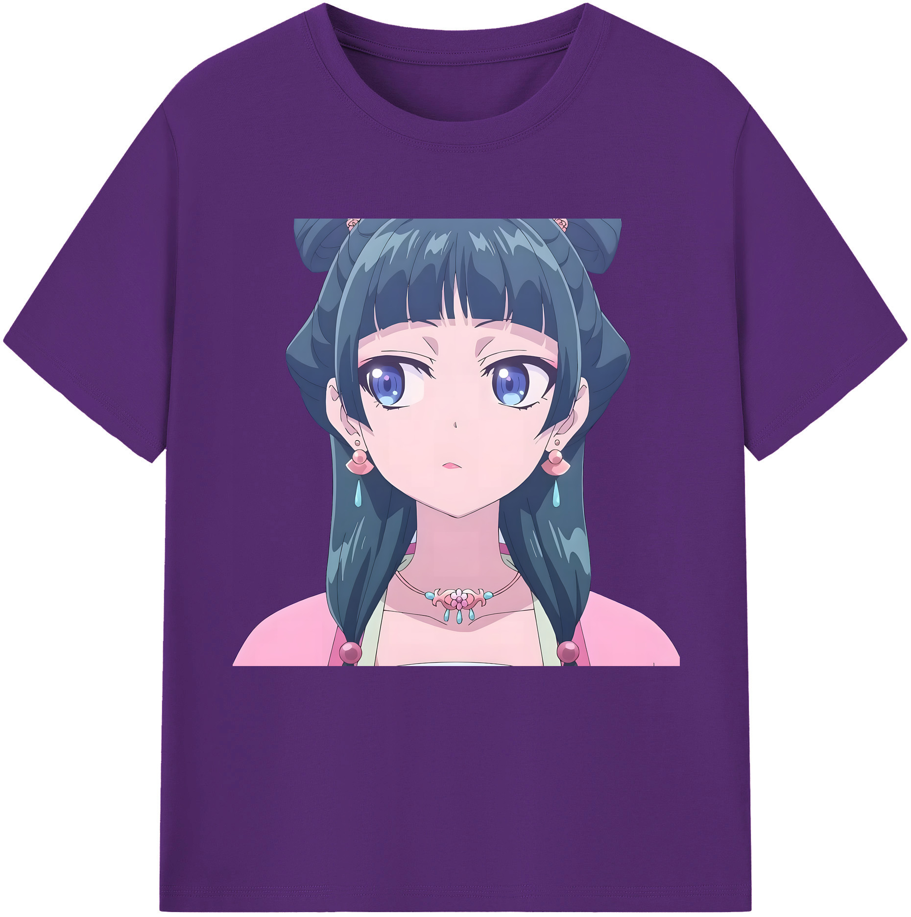 （画像用） 薬屋のひとりごと The Apothecary Diaries 綿100％半袖Tシャツ（フロントプリント）