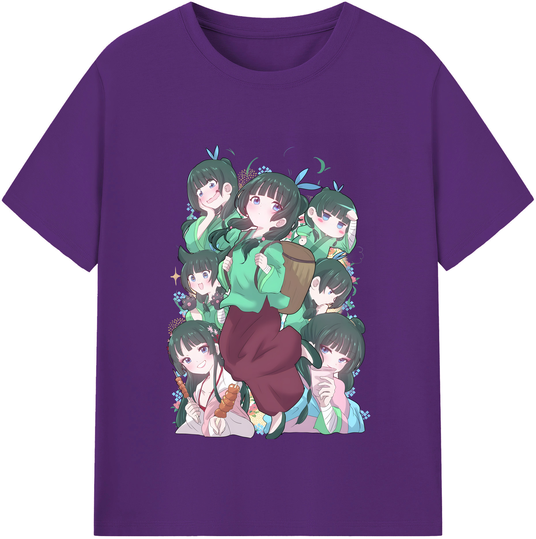 （画像用） 薬屋のひとりごと The Apothecary Diaries 綿100％半袖Tシャツ（フロントプリント）