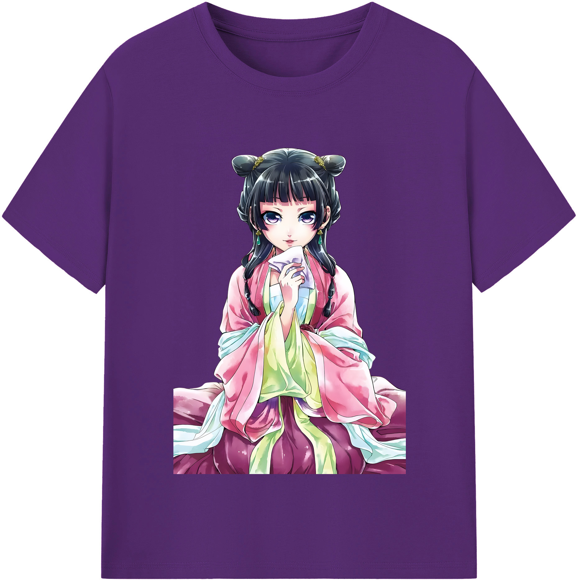 （画像用） 薬屋のひとりごと The Apothecary Diaries 綿100％半袖Tシャツ（フロントプリント）