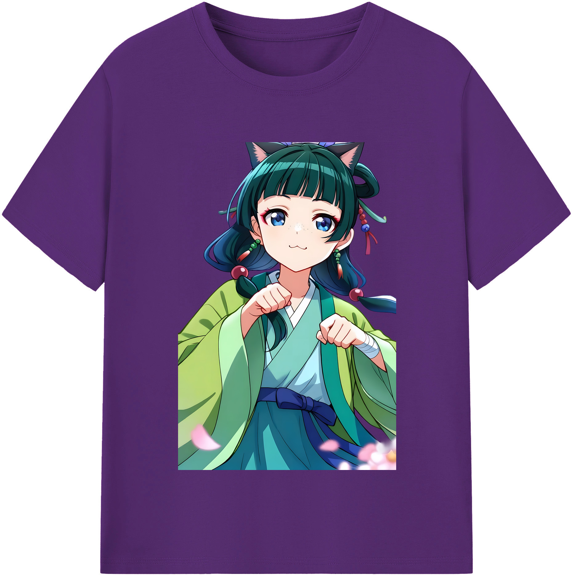 （画像用） 薬屋のひとりごと The Apothecary Diaries 綿100％半袖Tシャツ（フロントプリント）