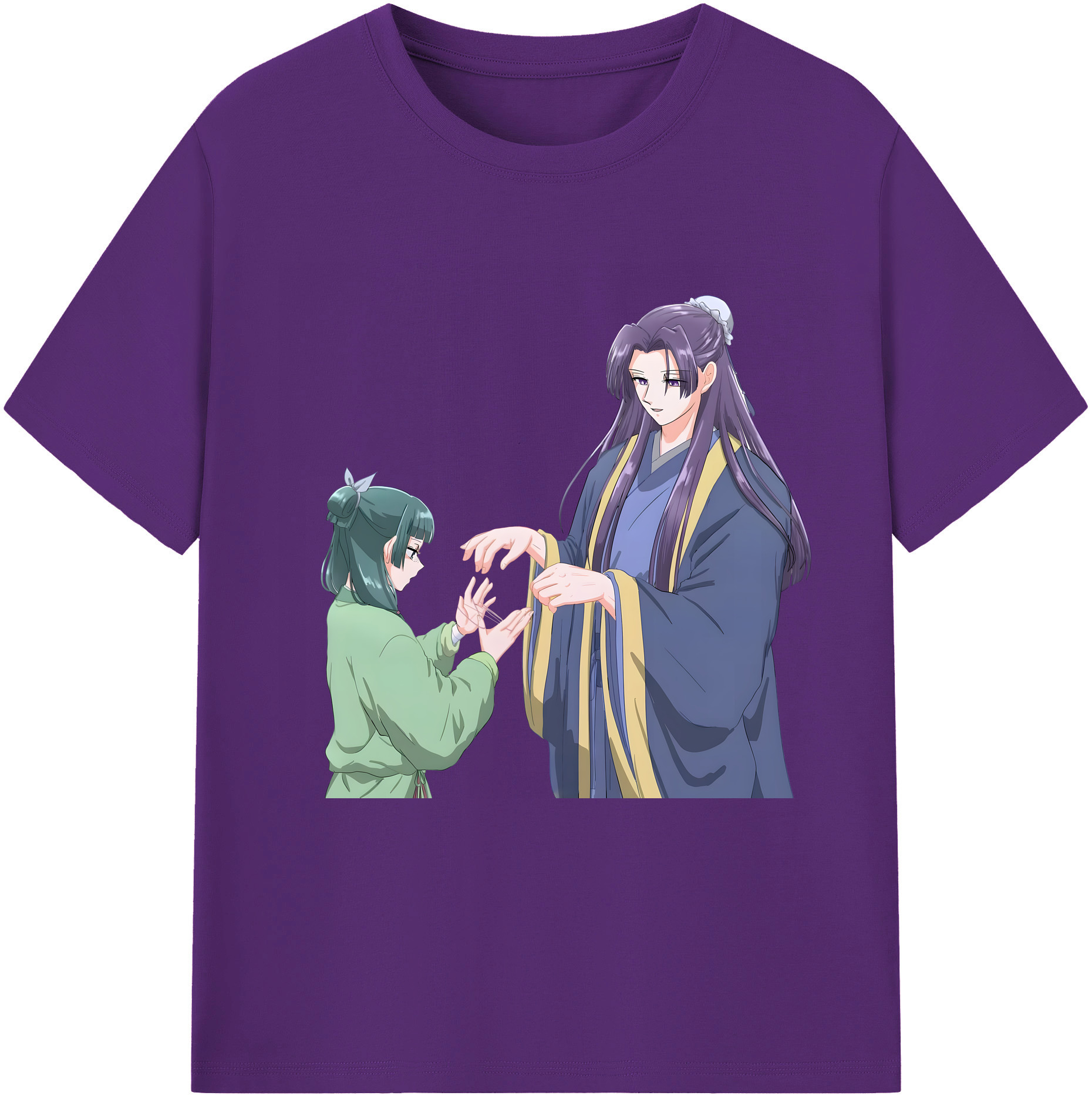 （画像用） 薬屋のひとりごと The Apothecary Diaries 綿100％半袖Tシャツ（フロントプリント）