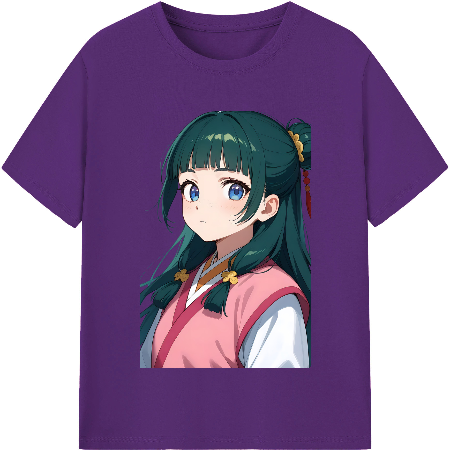 （画像用） 薬屋のひとりごと The Apothecary Diaries 綿100％半袖Tシャツ（フロントプリント）