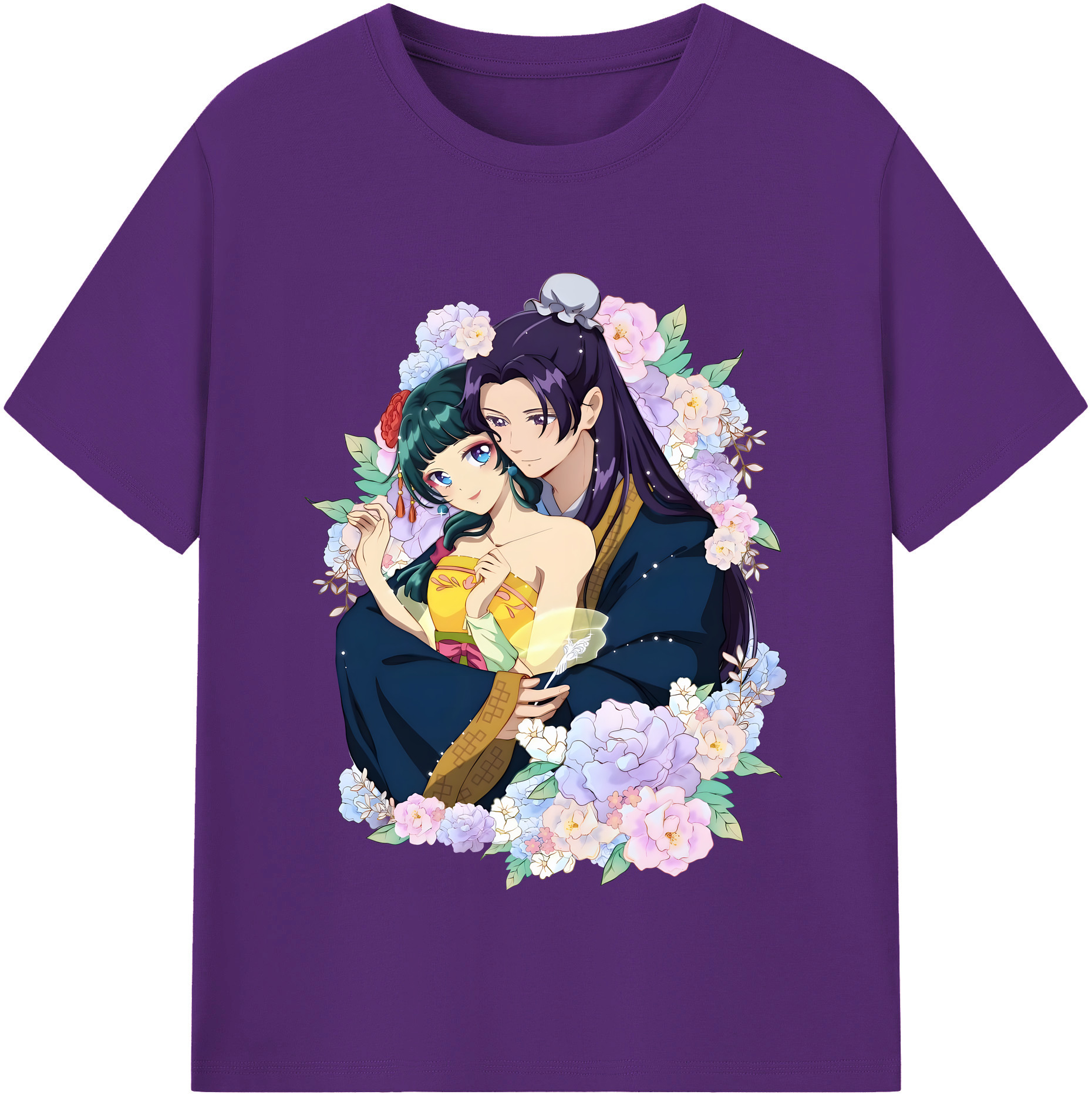 （画像用） 薬屋のひとりごと The Apothecary Diaries 綿100％半袖Tシャツ（フロントプリント）
