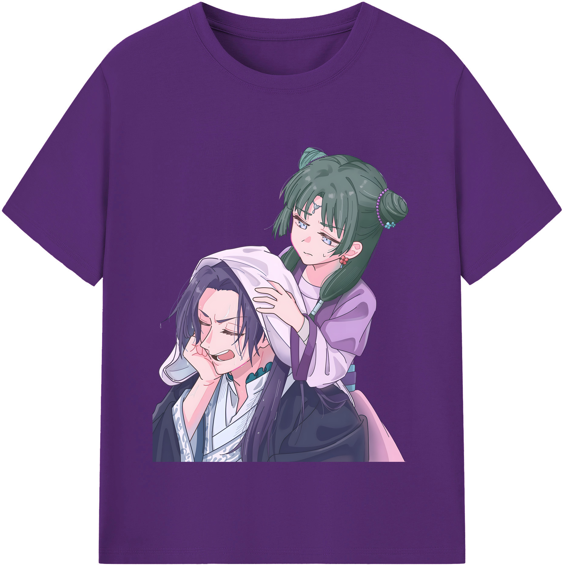 （画像用） 薬屋のひとりごと The Apothecary Diaries 綿100％半袖Tシャツ（フロントプリント）