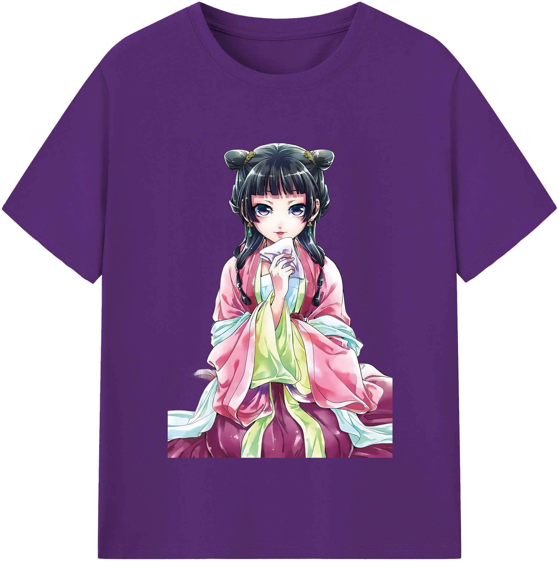（画像用） 薬屋のひとりごと The Apothecary Diaries 綿100％半袖Tシャツ（フロントプリント）