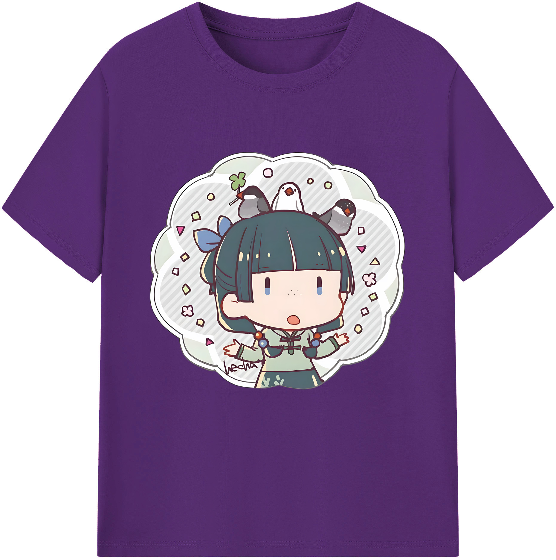（画像用） 薬屋のひとりごと The Apothecary Diaries 綿100％半袖Tシャツ（フロントプリント）