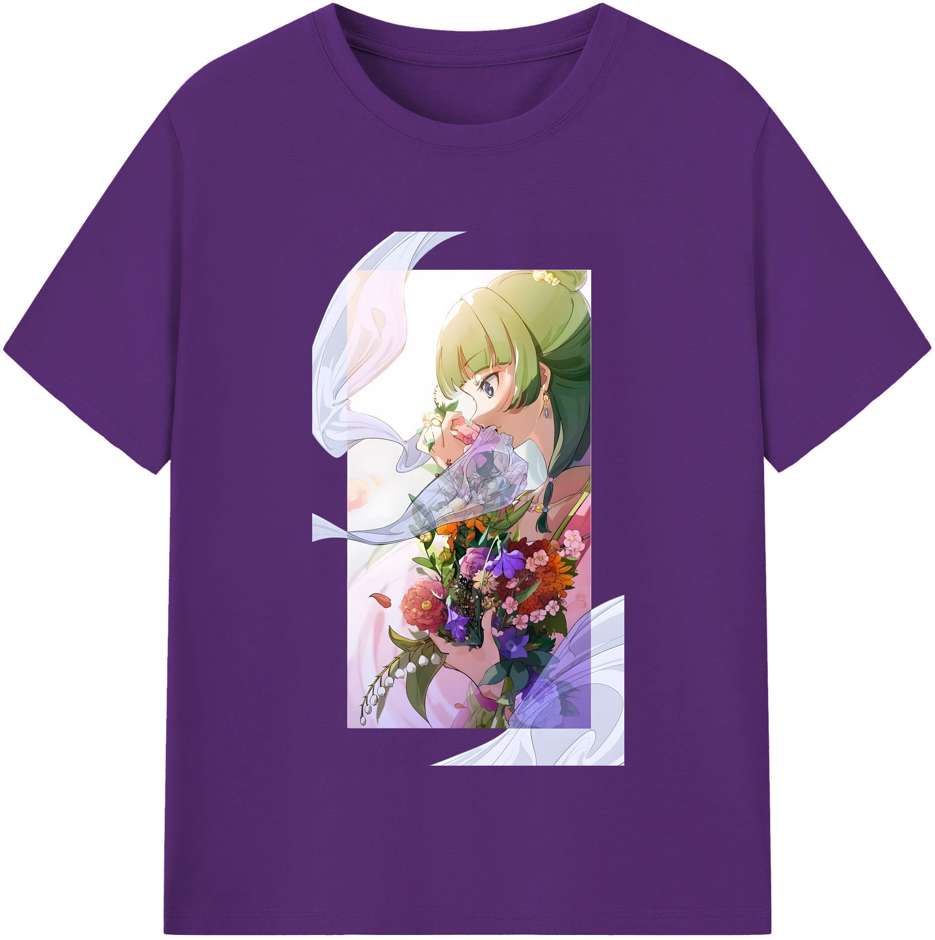 （画像用） 薬屋のひとりごと The Apothecary Diaries 綿100％半袖Tシャツ（フロントプリント）