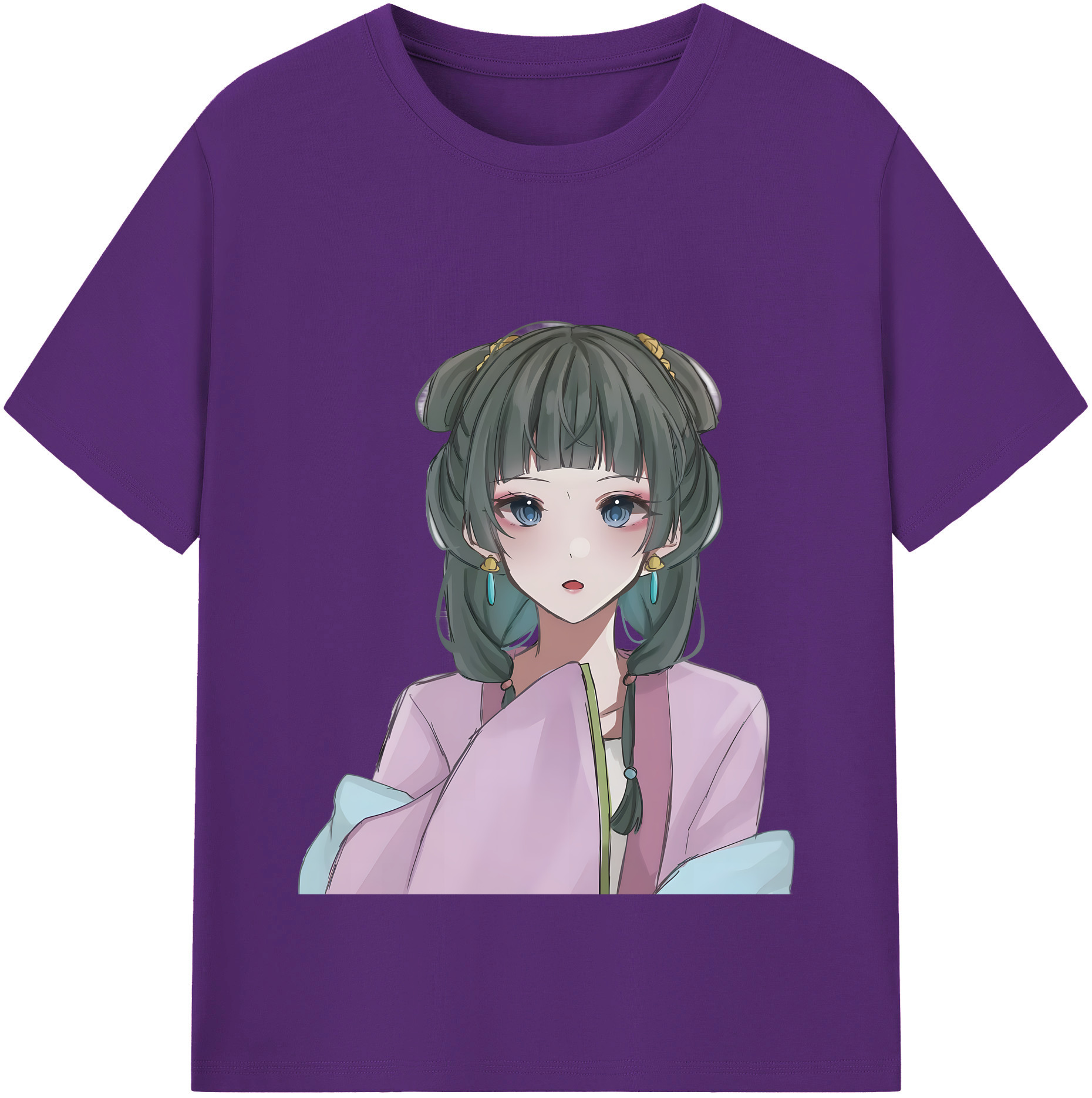 （画像用） 薬屋のひとりごと The Apothecary Diaries 綿100％半袖Tシャツ（フロントプリント）