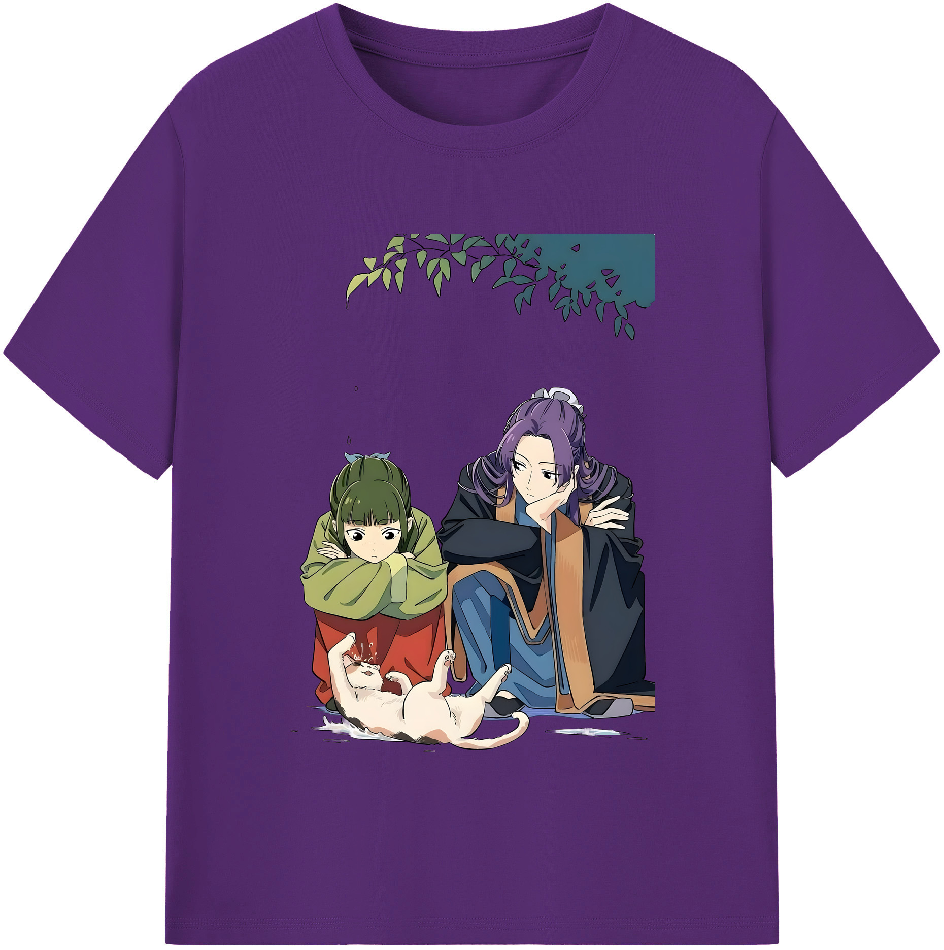 （画像用） 薬屋のひとりごと The Apothecary Diaries 綿100％半袖Tシャツ（フロントプリント）