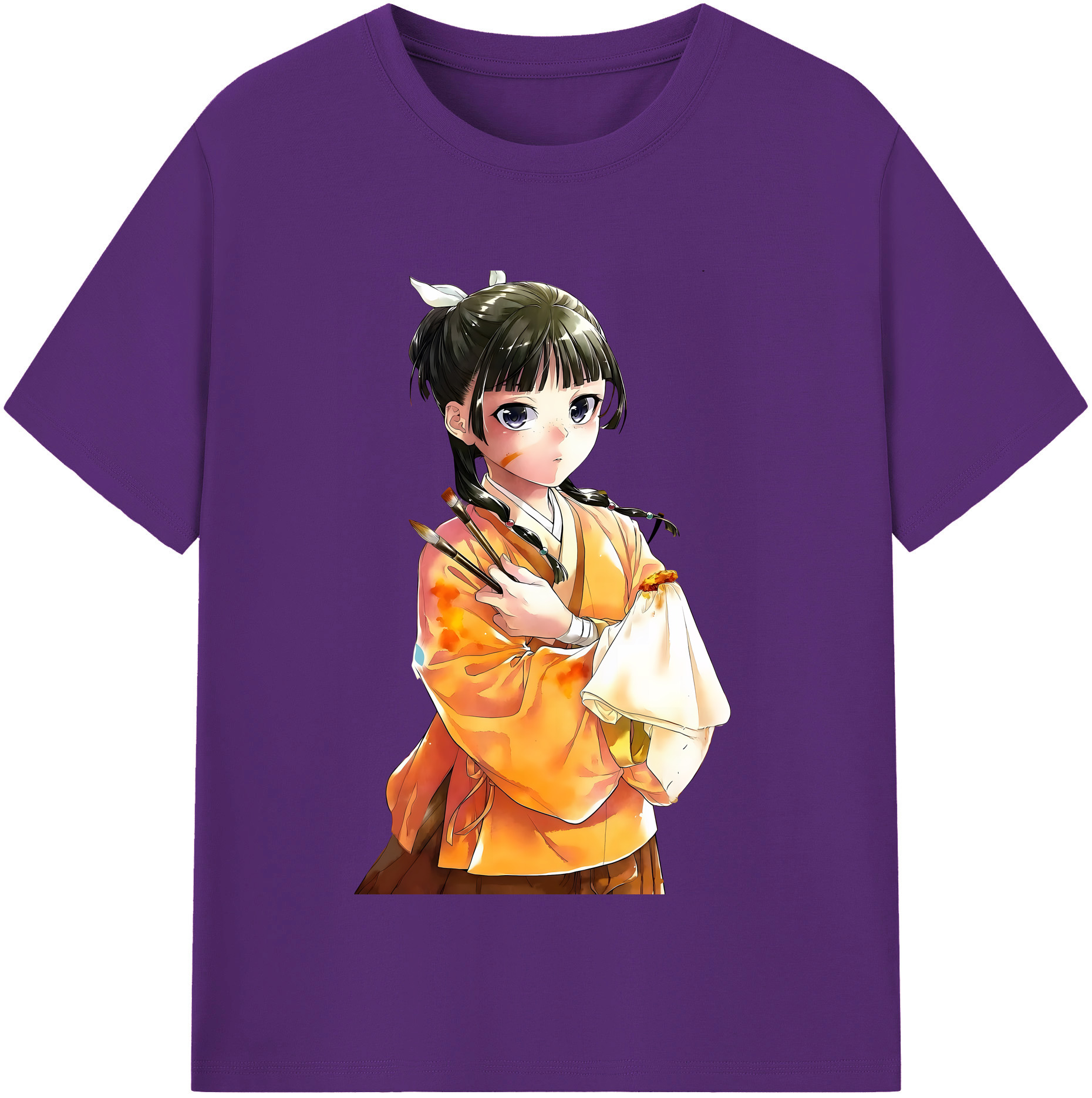 （画像用） 薬屋のひとりごと The Apothecary Diaries 綿100％半袖Tシャツ（フロントプリント）