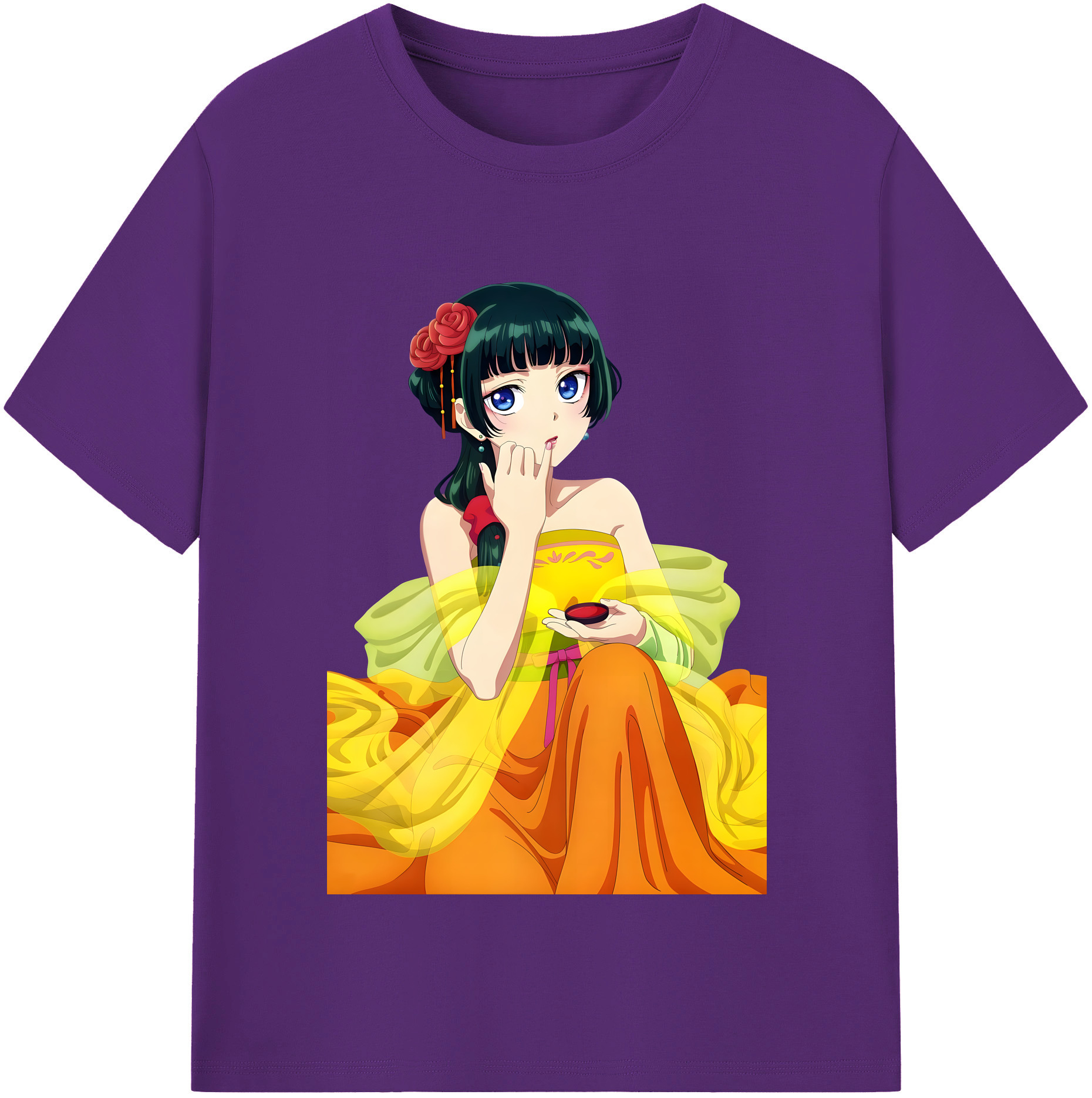 （画像用） 薬屋のひとりごと The Apothecary Diaries 綿100％半袖Tシャツ（フロントプリント）