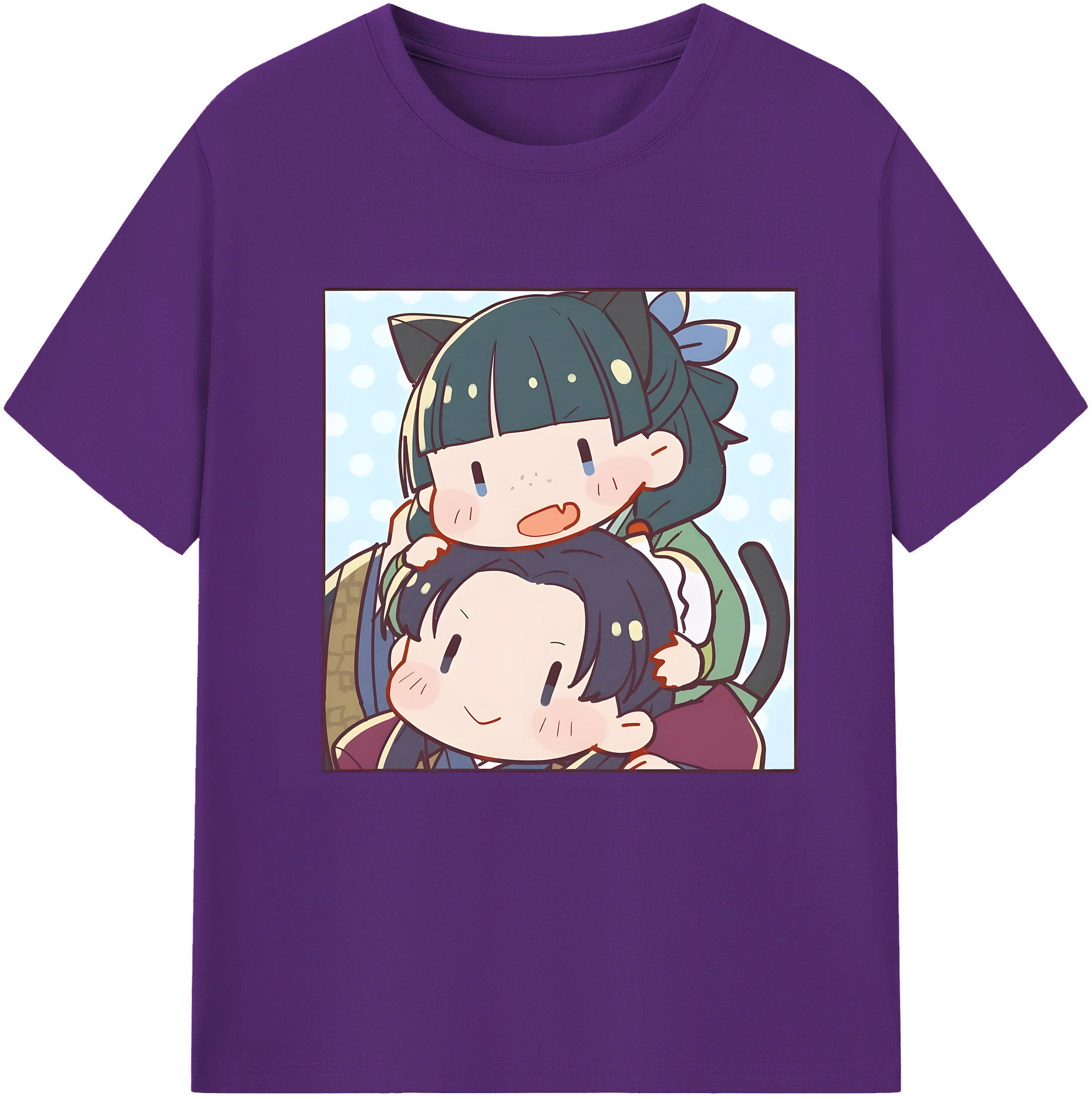（画像用） 薬屋のひとりごと The Apothecary Diaries 綿100％半袖Tシャツ（フロントプリント）