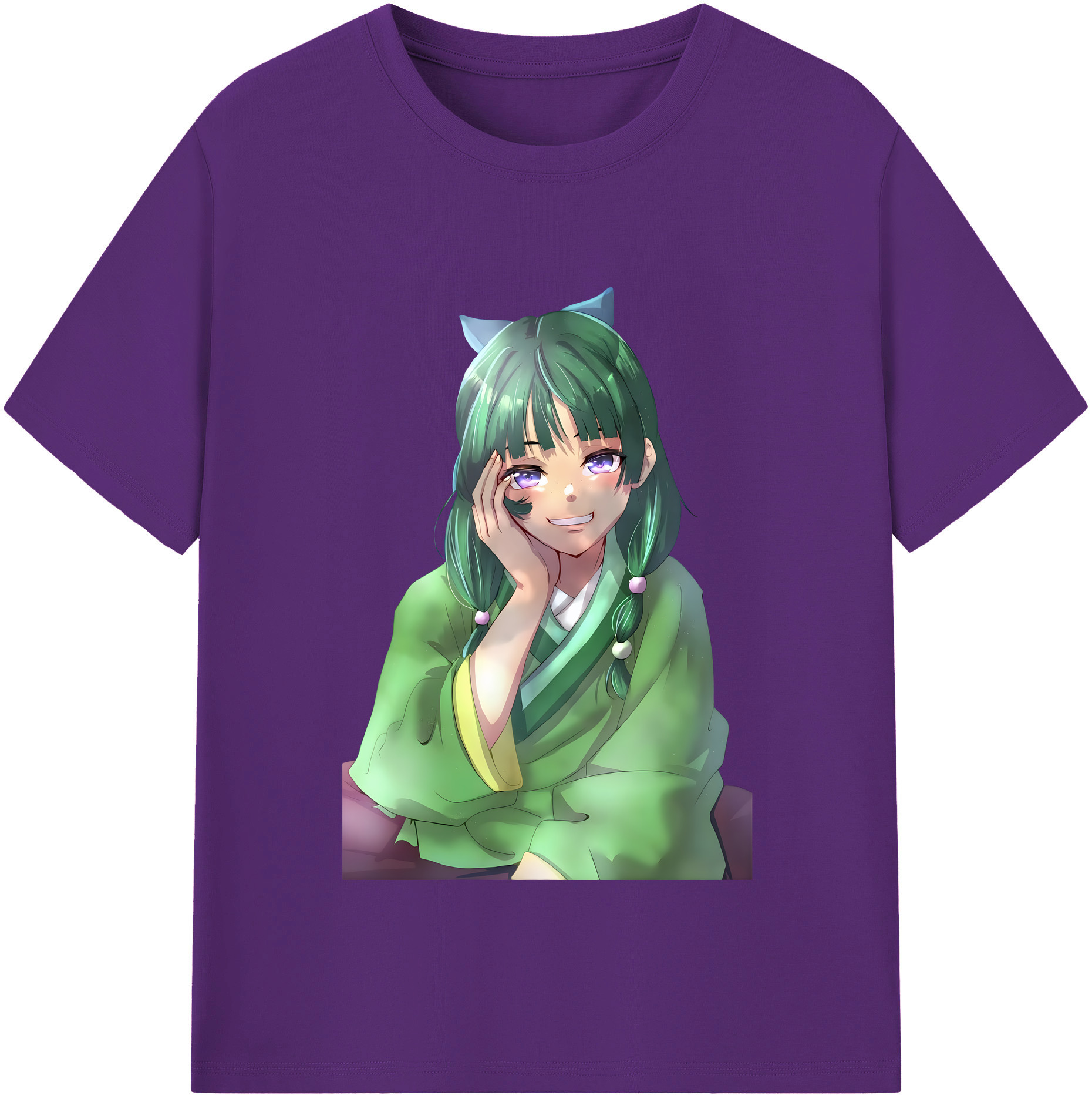 （画像用） 薬屋のひとりごと The Apothecary Diaries 綿100％半袖Tシャツ（フロントプリント）