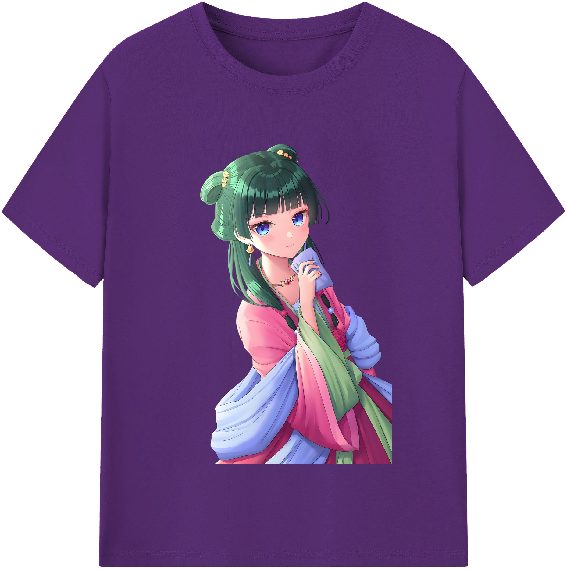 （画像用） 薬屋のひとりごと The Apothecary Diaries 綿100％半袖Tシャツ（フロントプリント）