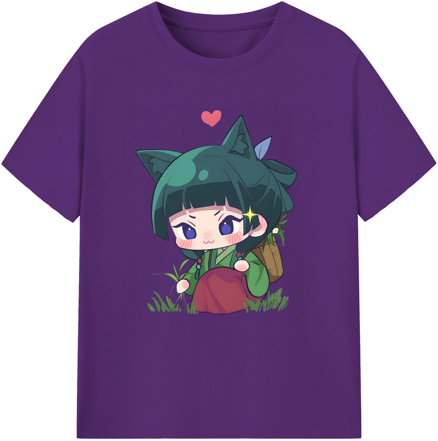（画像用） 薬屋のひとりごと The Apothecary Diaries 綿100％半袖Tシャツ（フロントプリント）