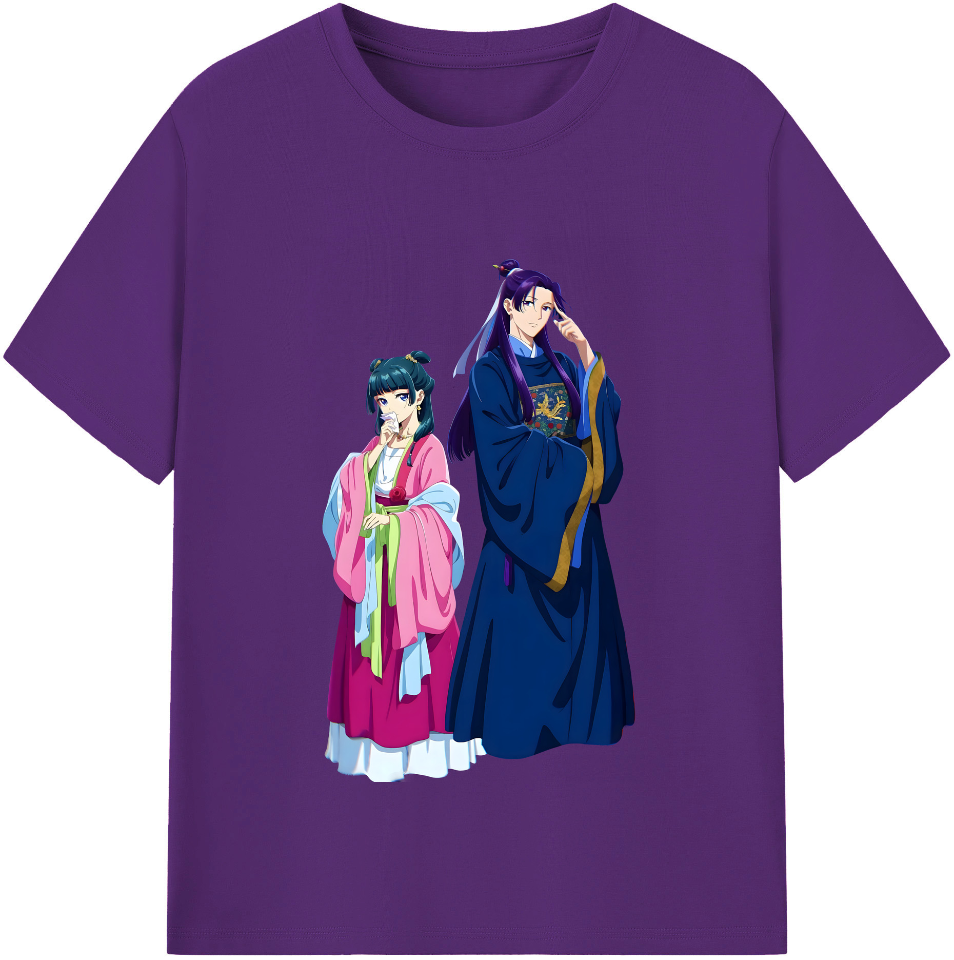 （画像用） 薬屋のひとりごと The Apothecary Diaries 綿100％半袖Tシャツ（フロントプリント）