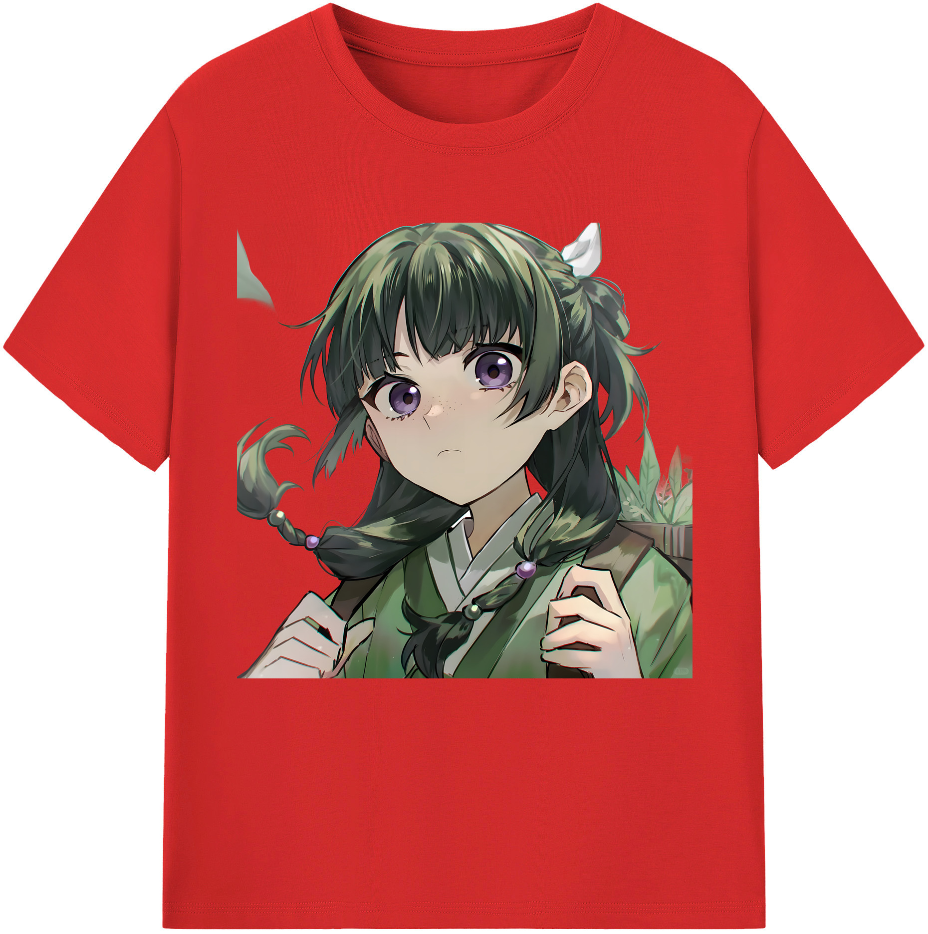 （画像用） 薬屋のひとりごと The Apothecary Diaries 綿100％半袖Tシャツ（フロントプリント）
