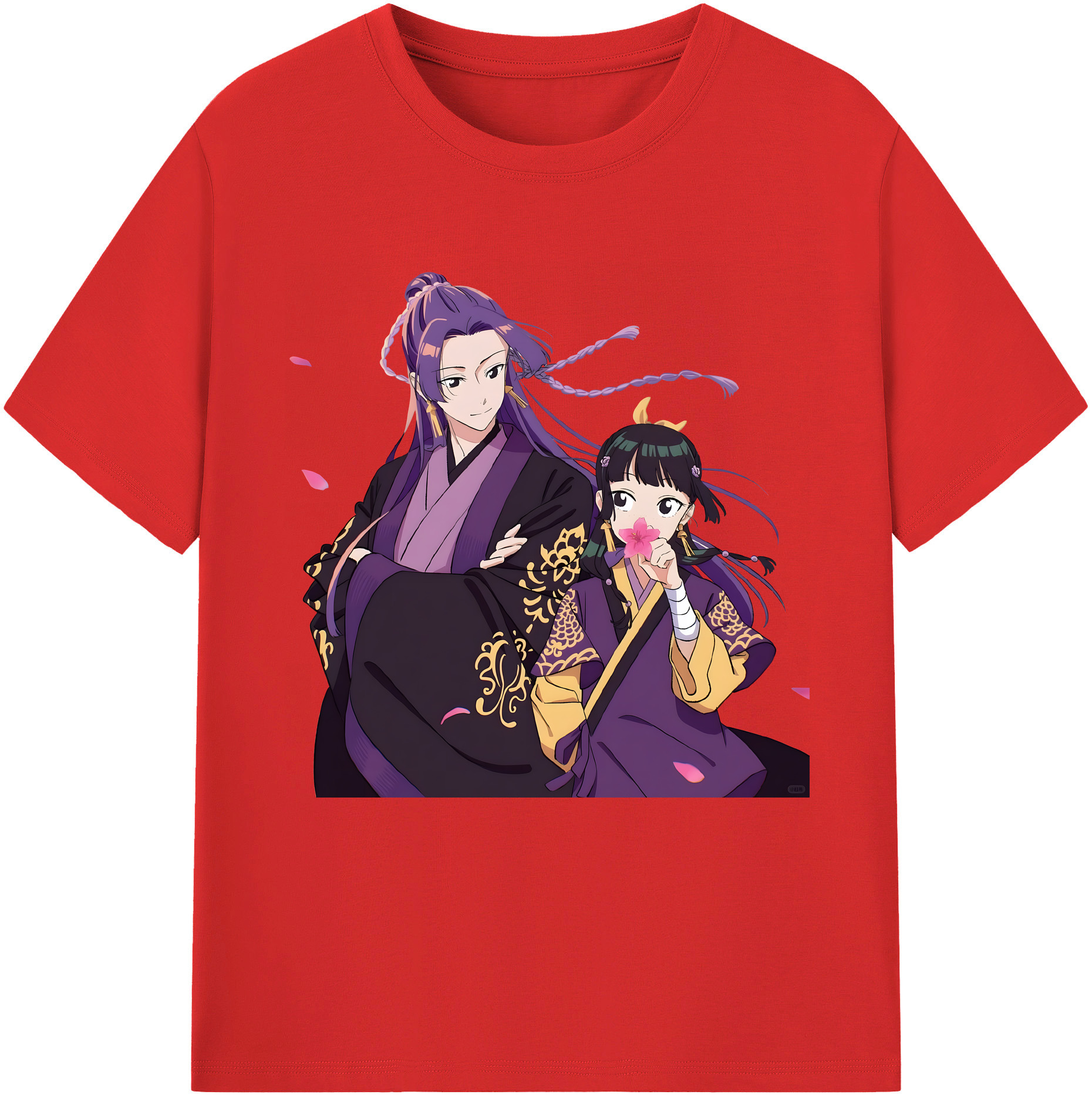 （画像用） 薬屋のひとりごと The Apothecary Diaries 綿100％半袖Tシャツ（フロントプリント）