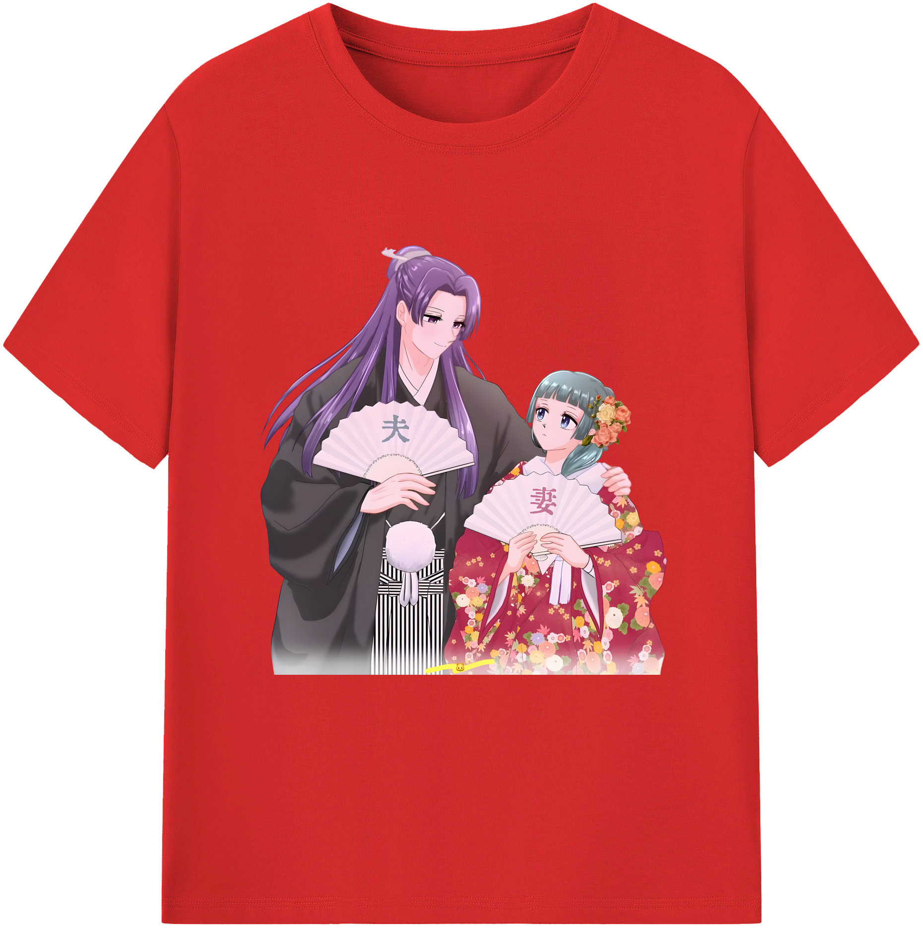 （画像用） 薬屋のひとりごと The Apothecary Diaries 綿100％半袖Tシャツ（フロントプリント）
