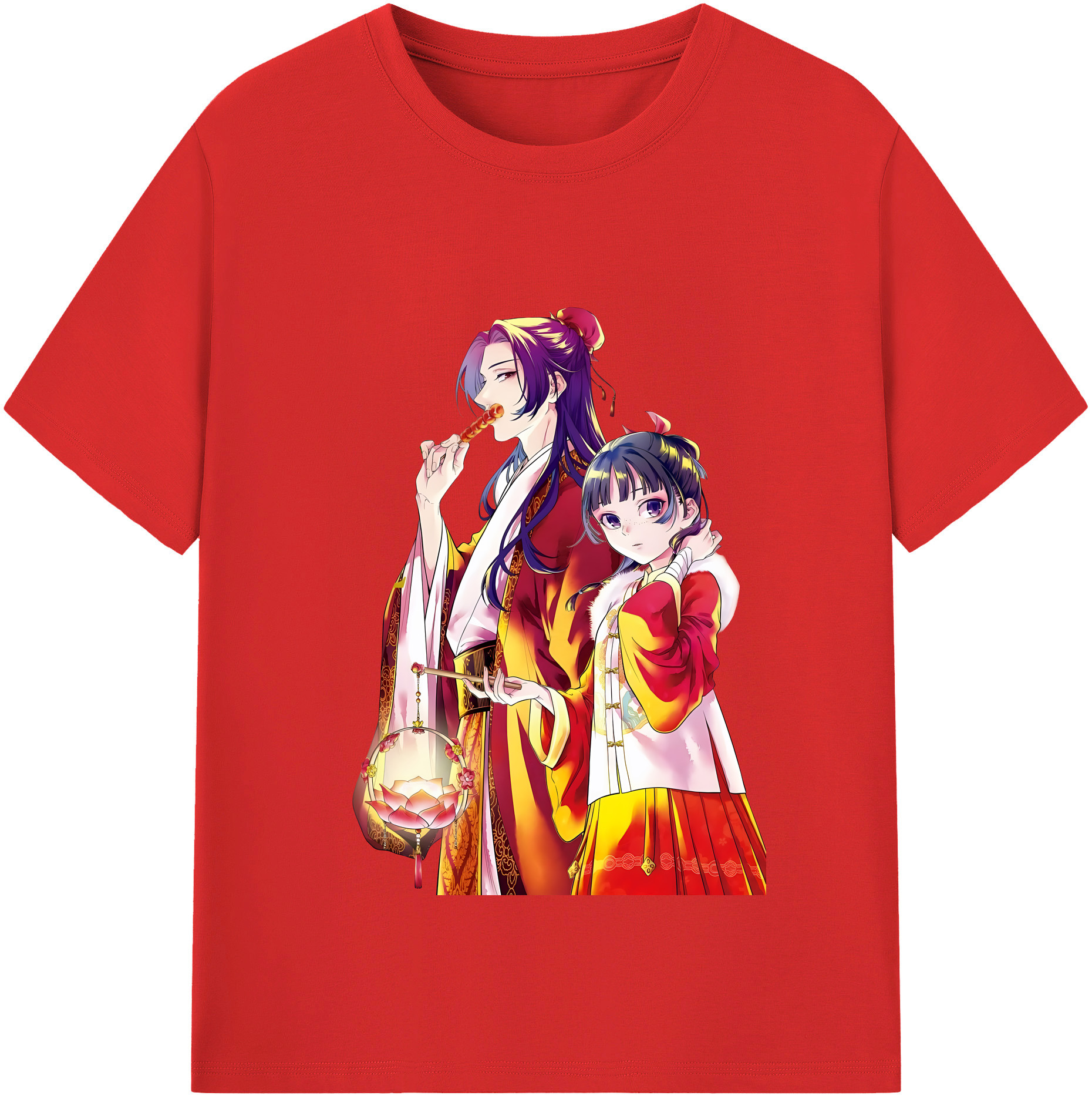 （画像用） 薬屋のひとりごと The Apothecary Diaries 綿100％半袖Tシャツ（フロントプリント）
