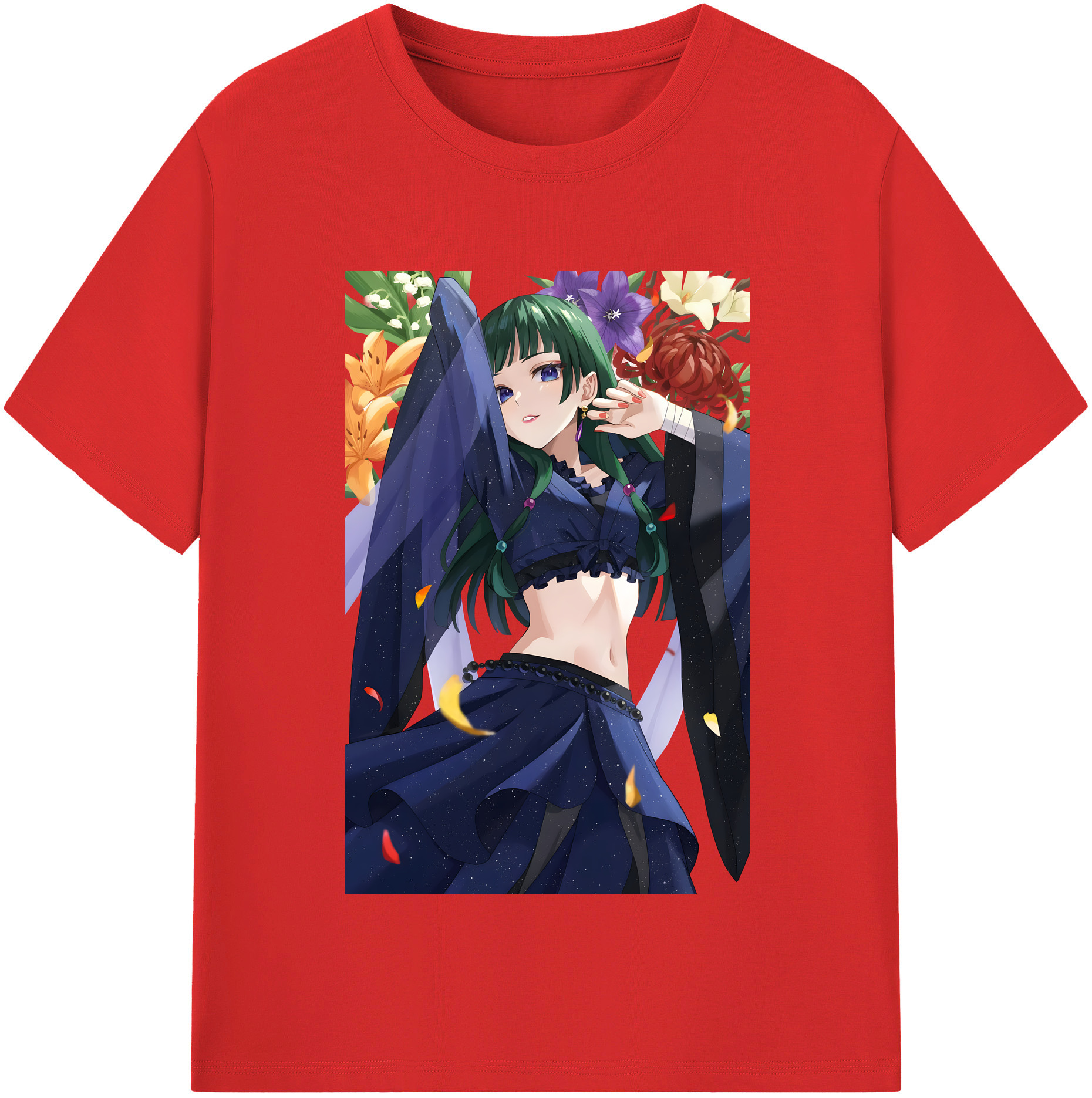 （画像用） 薬屋のひとりごと The Apothecary Diaries 綿100％半袖Tシャツ（フロントプリント）