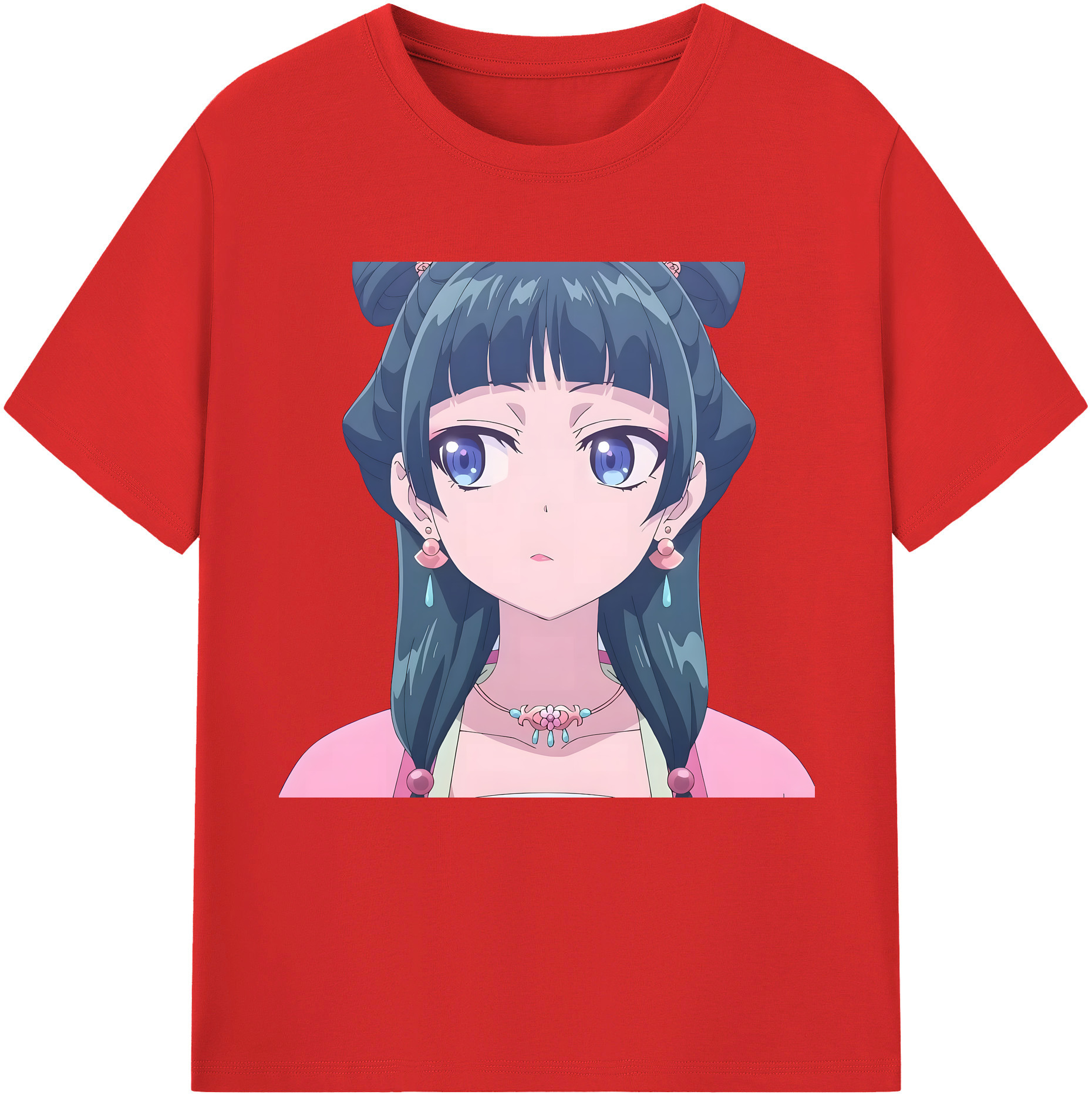 （画像用） 薬屋のひとりごと The Apothecary Diaries 綿100％半袖Tシャツ（フロントプリント）