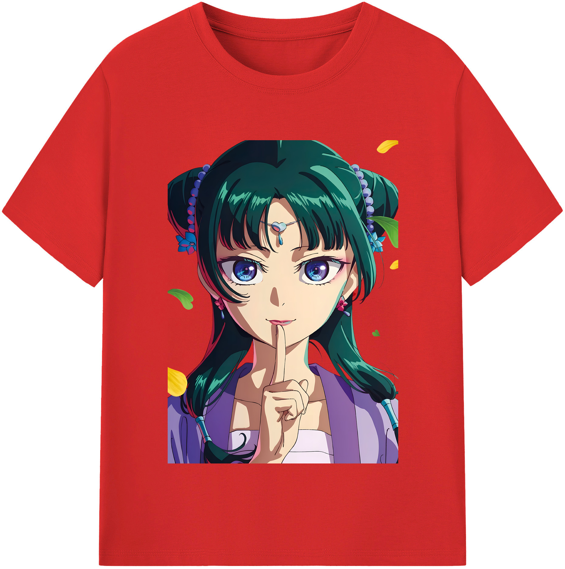 （画像用） 薬屋のひとりごと The Apothecary Diaries 綿100％半袖Tシャツ（フロントプリント）