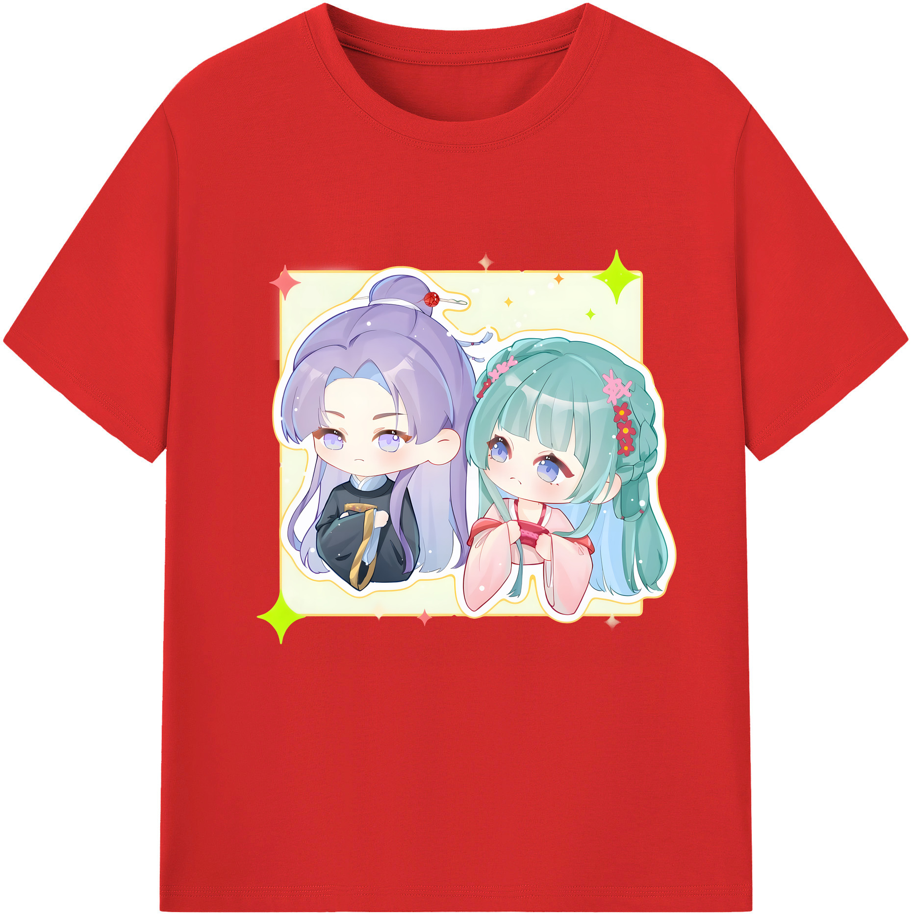 （画像用） 薬屋のひとりごと The Apothecary Diaries 綿100％半袖Tシャツ（フロントプリント）