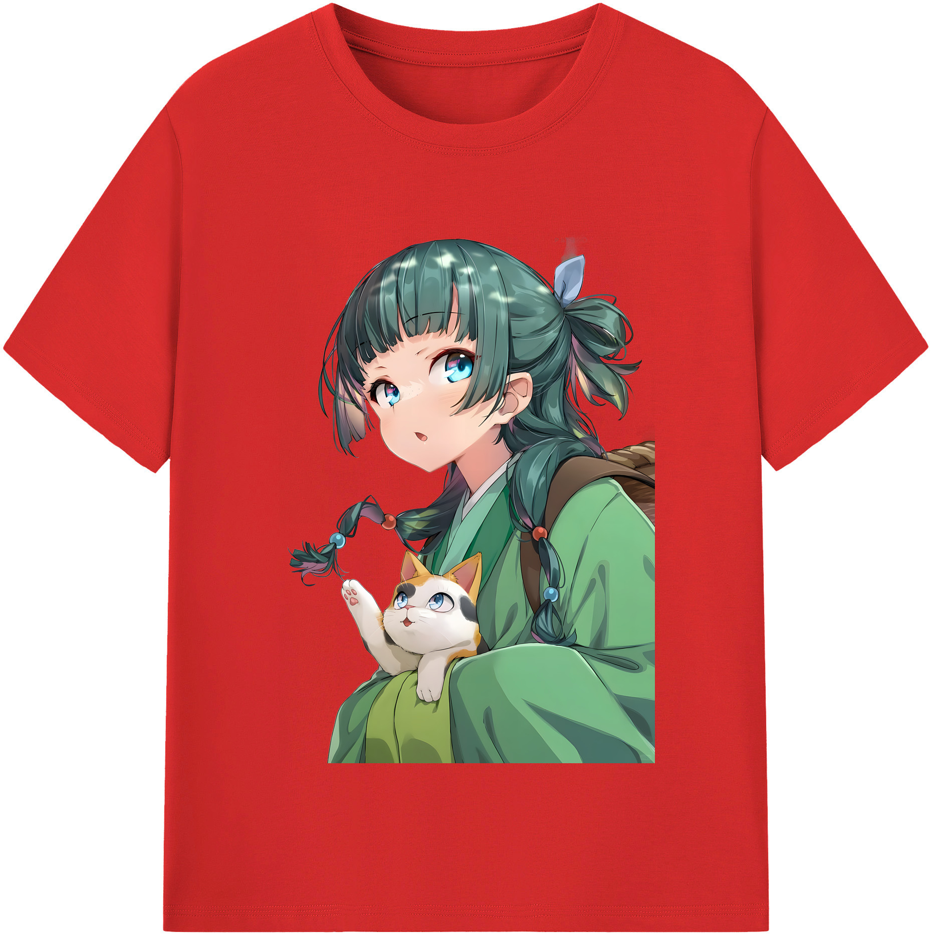（画像用） 薬屋のひとりごと The Apothecary Diaries 綿100％半袖Tシャツ（フロントプリント）