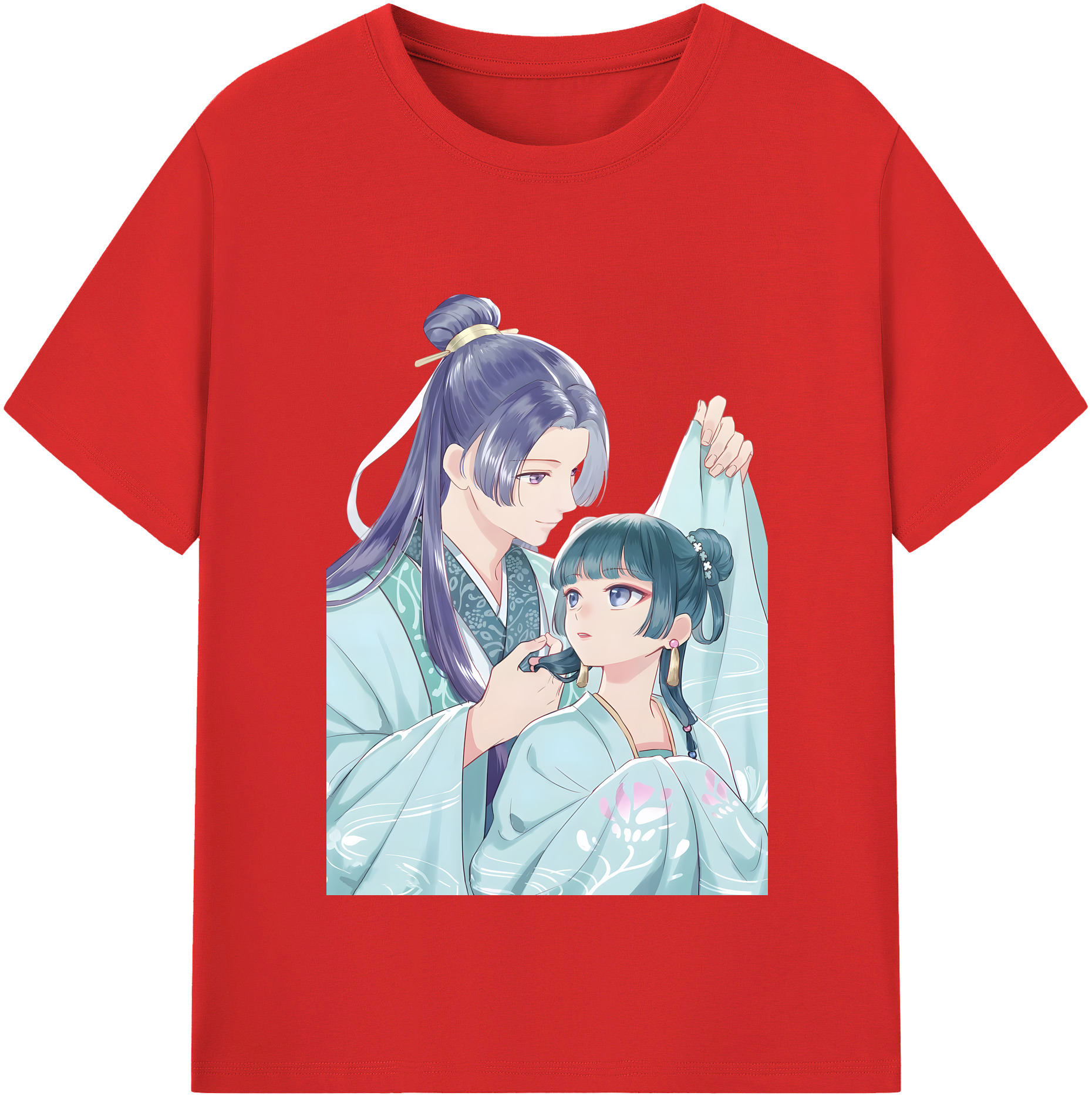 （画像用） 薬屋のひとりごと The Apothecary Diaries 綿100％半袖Tシャツ（フロントプリント）