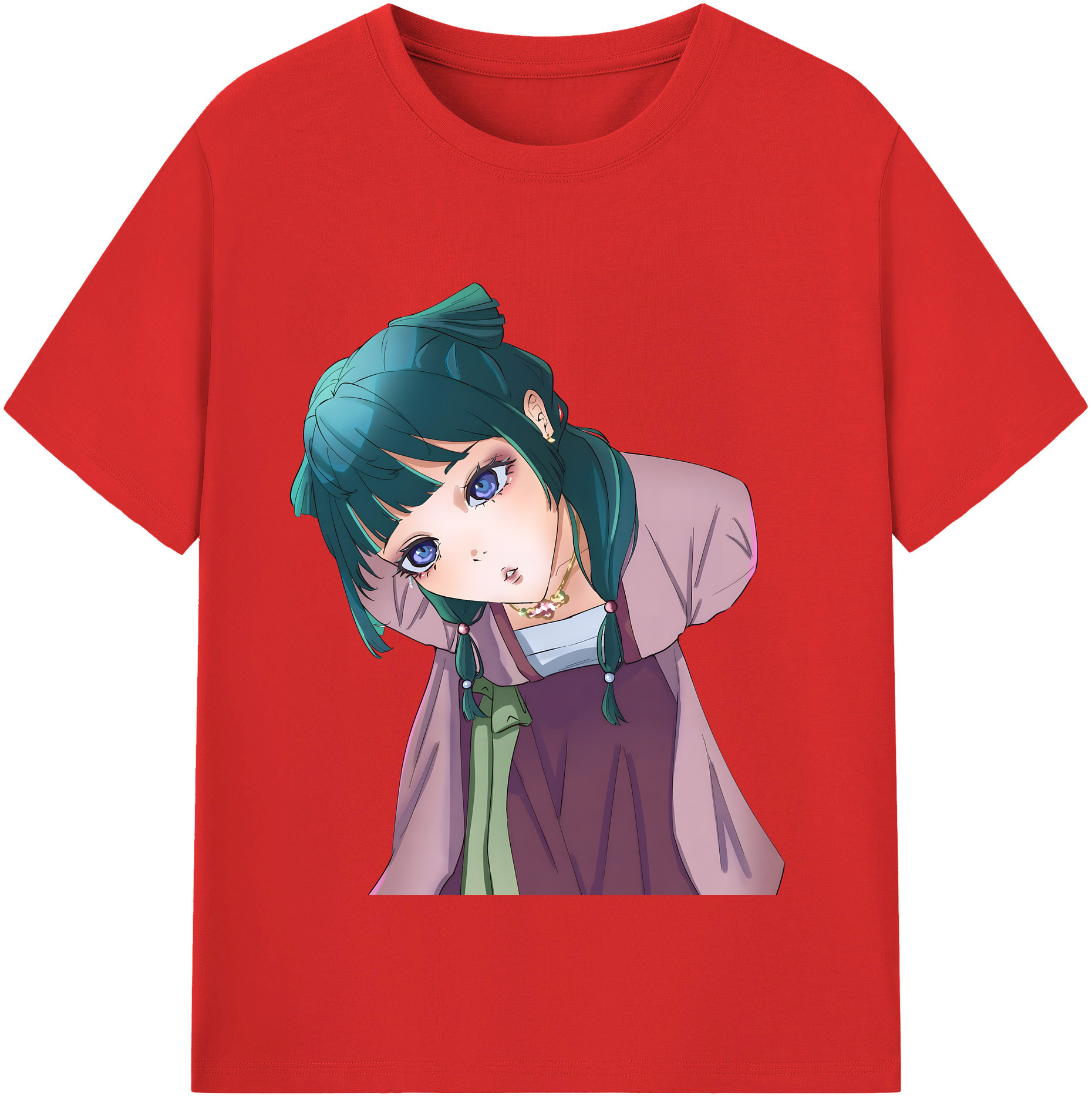 （画像用） 薬屋のひとりごと The Apothecary Diaries 綿100％半袖Tシャツ（フロントプリント）