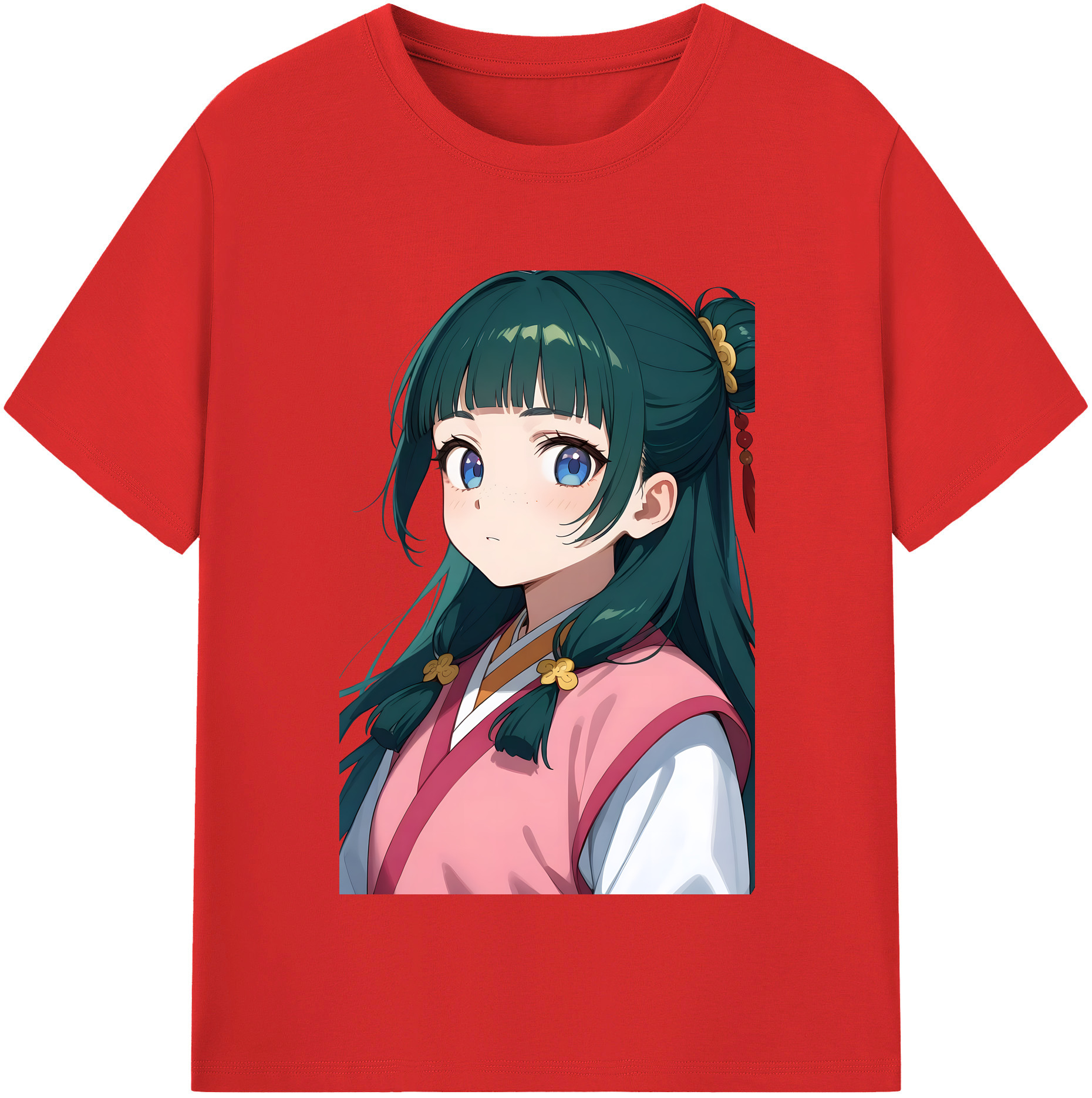 （画像用） 薬屋のひとりごと The Apothecary Diaries 綿100％半袖Tシャツ（フロントプリント）