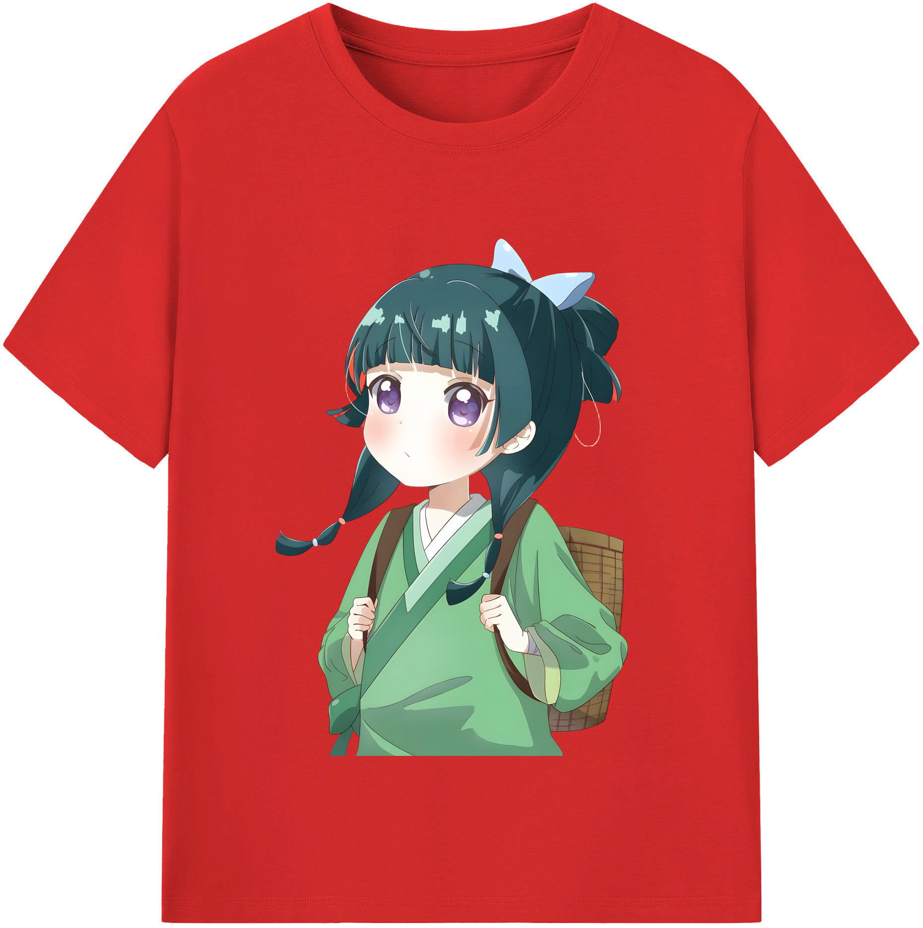 （画像用） 薬屋のひとりごと The Apothecary Diaries 綿100％半袖Tシャツ（フロントプリント）