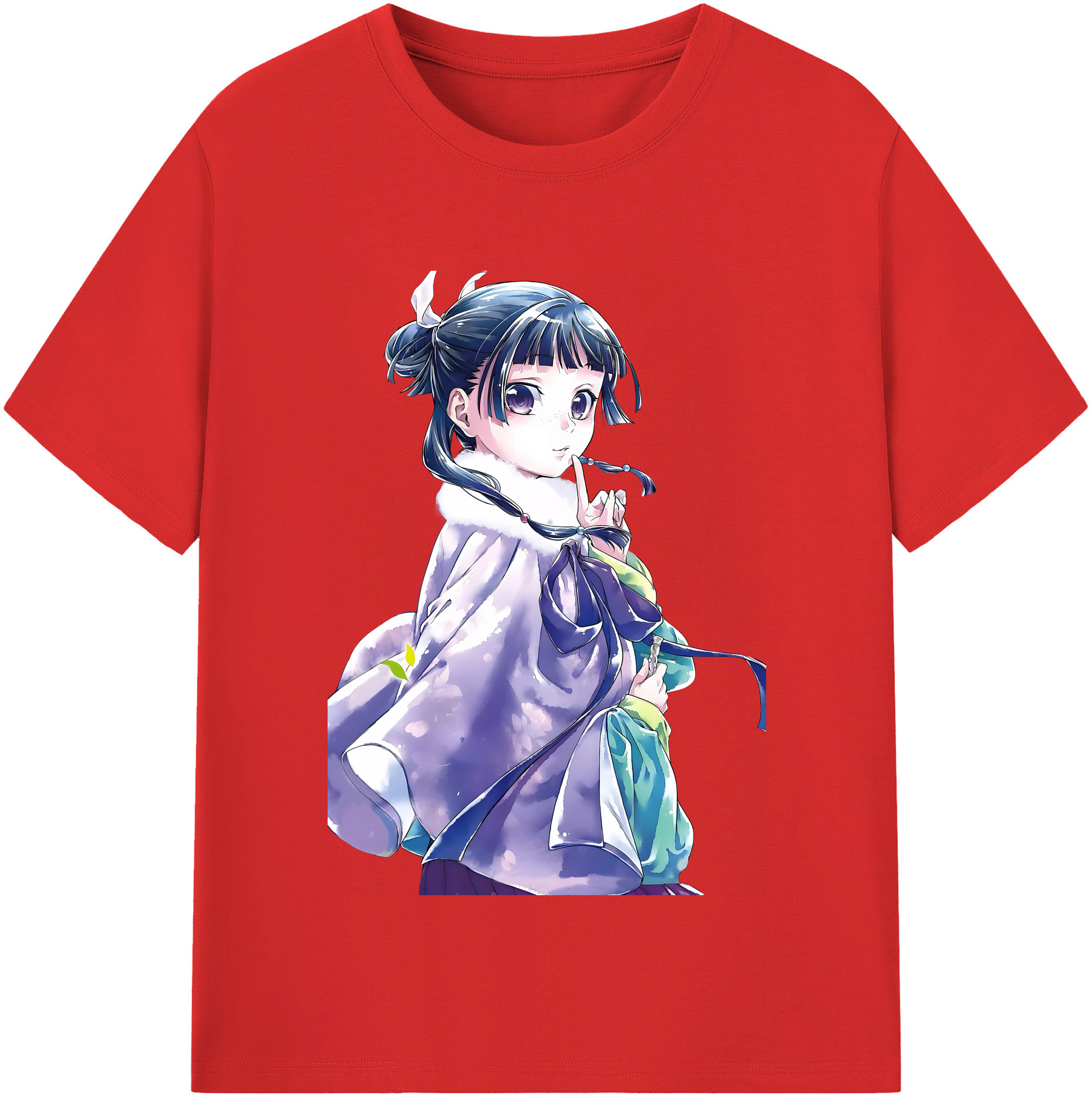 （画像用） 薬屋のひとりごと The Apothecary Diaries 綿100％半袖Tシャツ（フロントプリント）