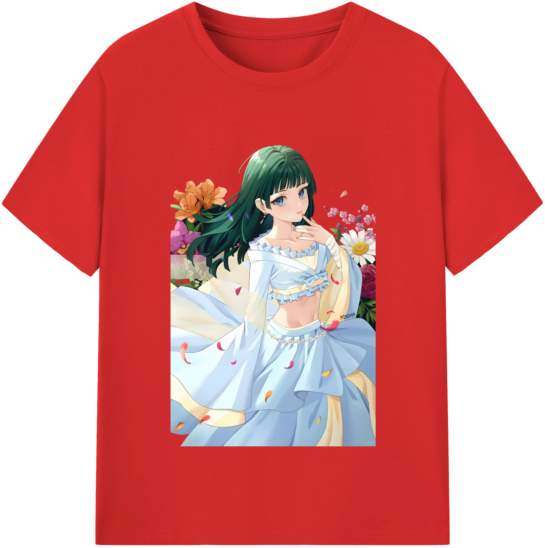 （画像用） 薬屋のひとりごと The Apothecary Diaries 綿100％半袖Tシャツ（フロントプリント）