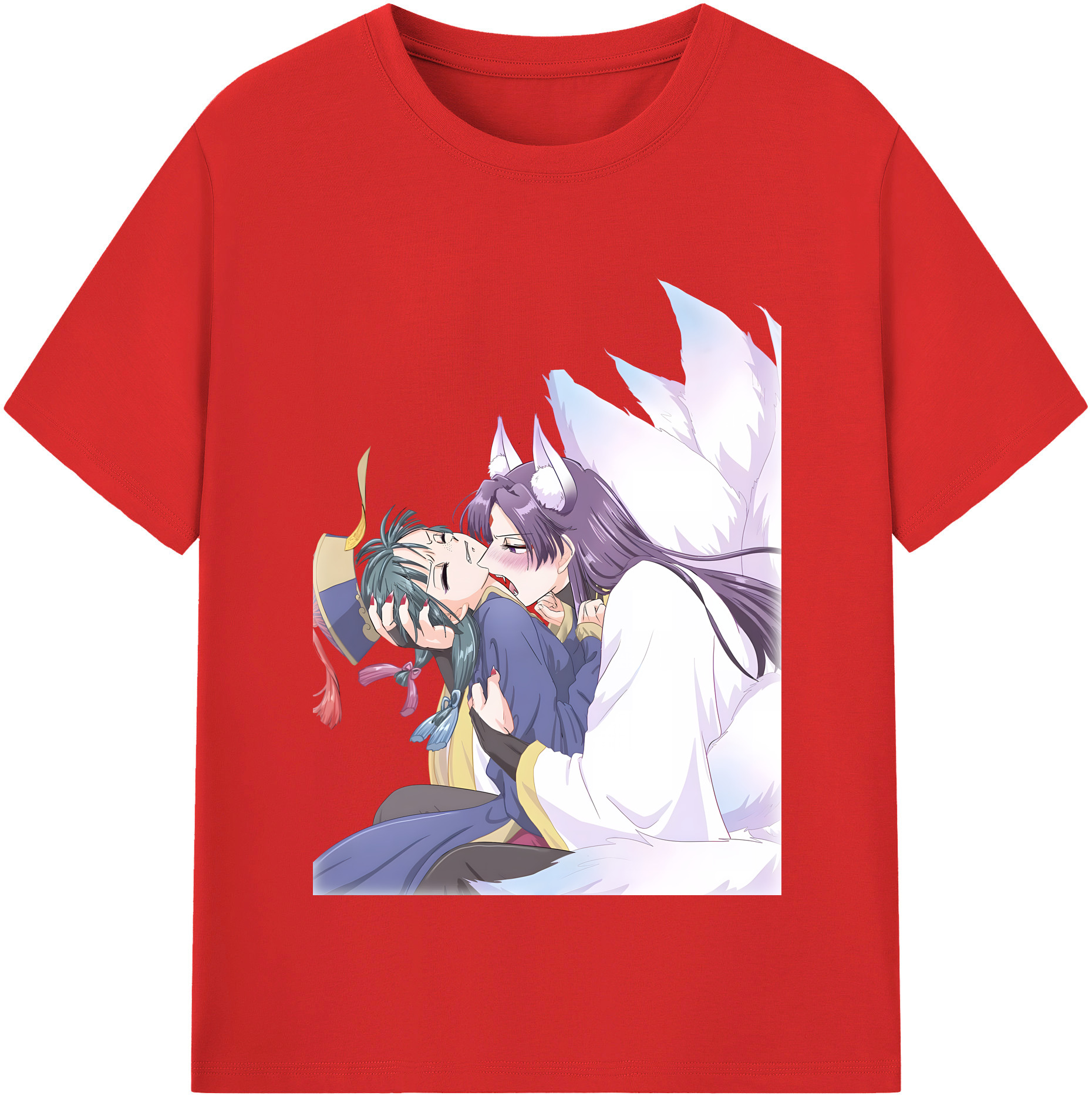 （画像用） 薬屋のひとりごと The Apothecary Diaries 綿100％半袖Tシャツ（フロントプリント）