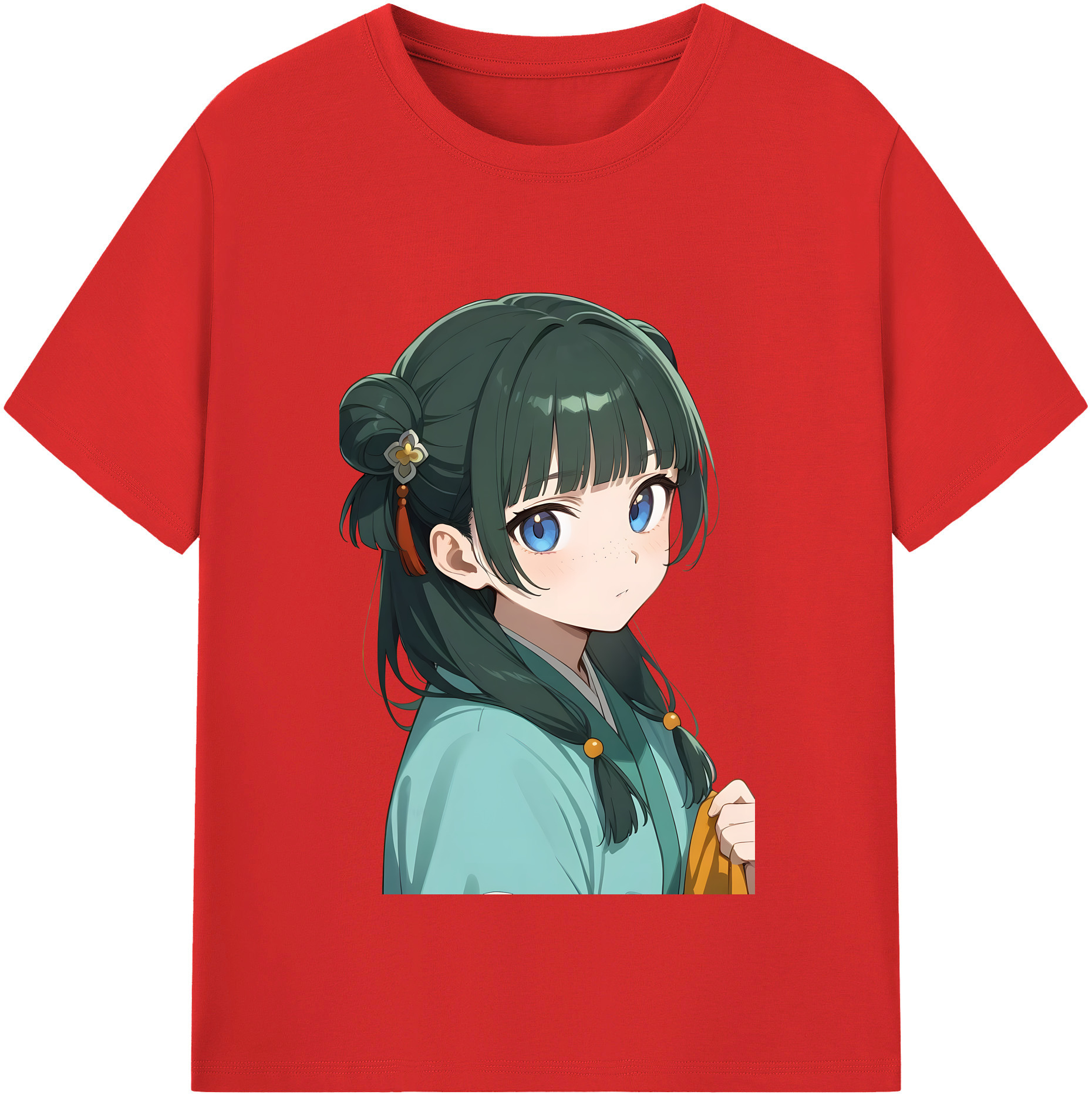 （画像用） 薬屋のひとりごと The Apothecary Diaries 綿100％半袖Tシャツ（フロントプリント）